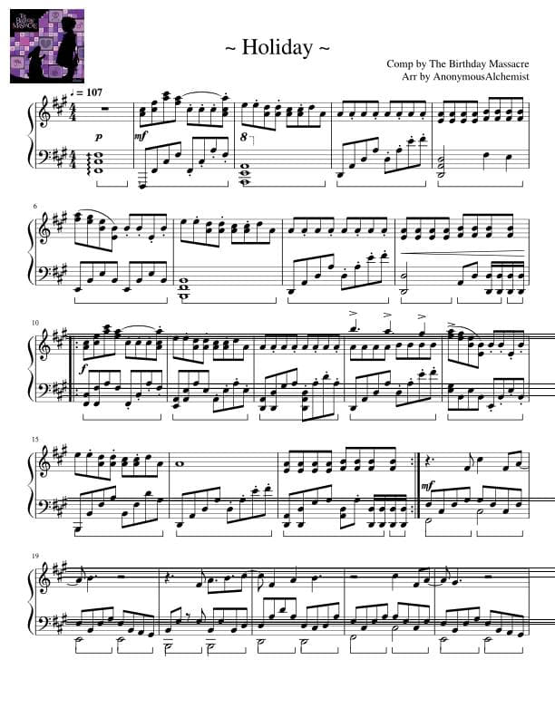 Partitura A Window To The Past