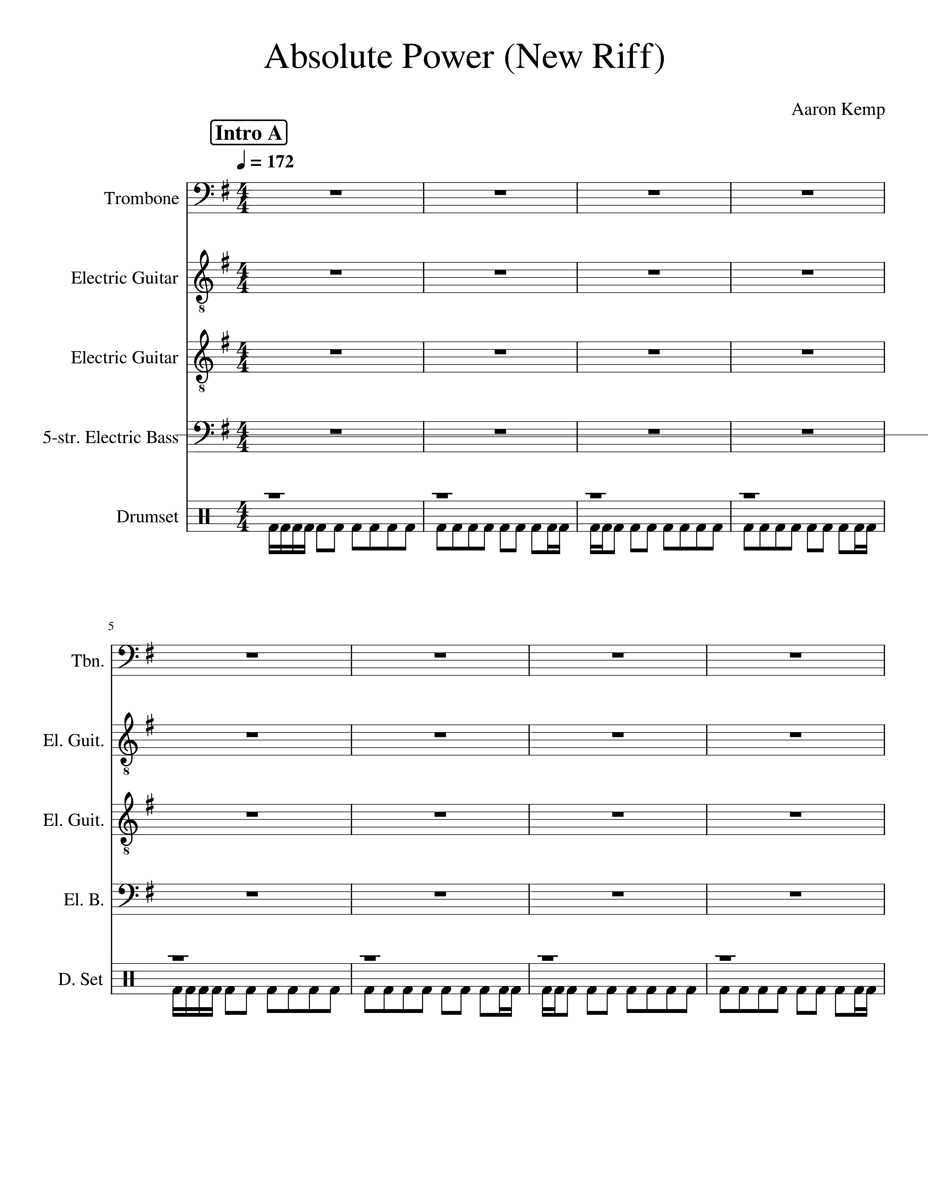 Partitura Absolute Power
