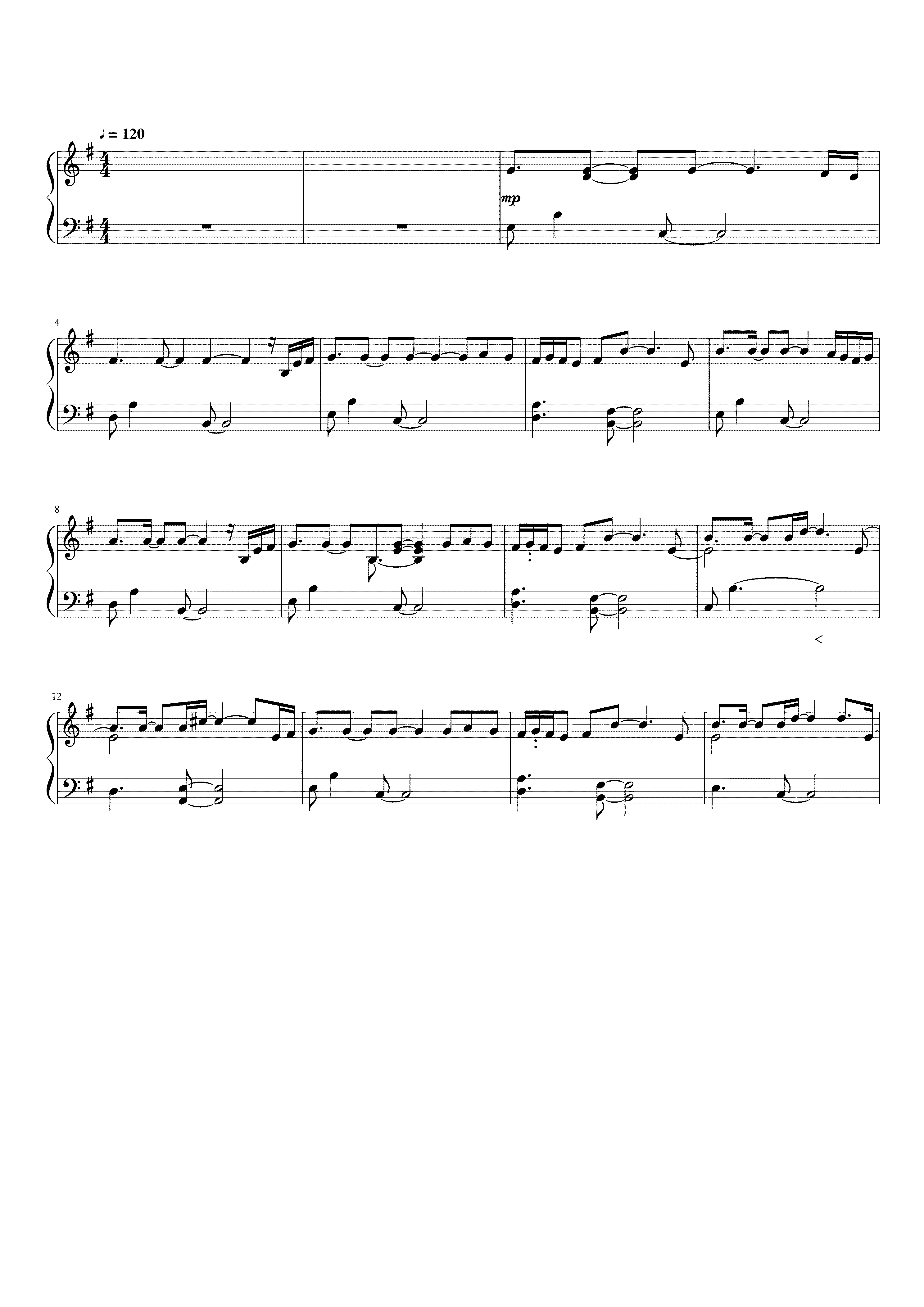 Partitura Andare Ludovico Einaudi