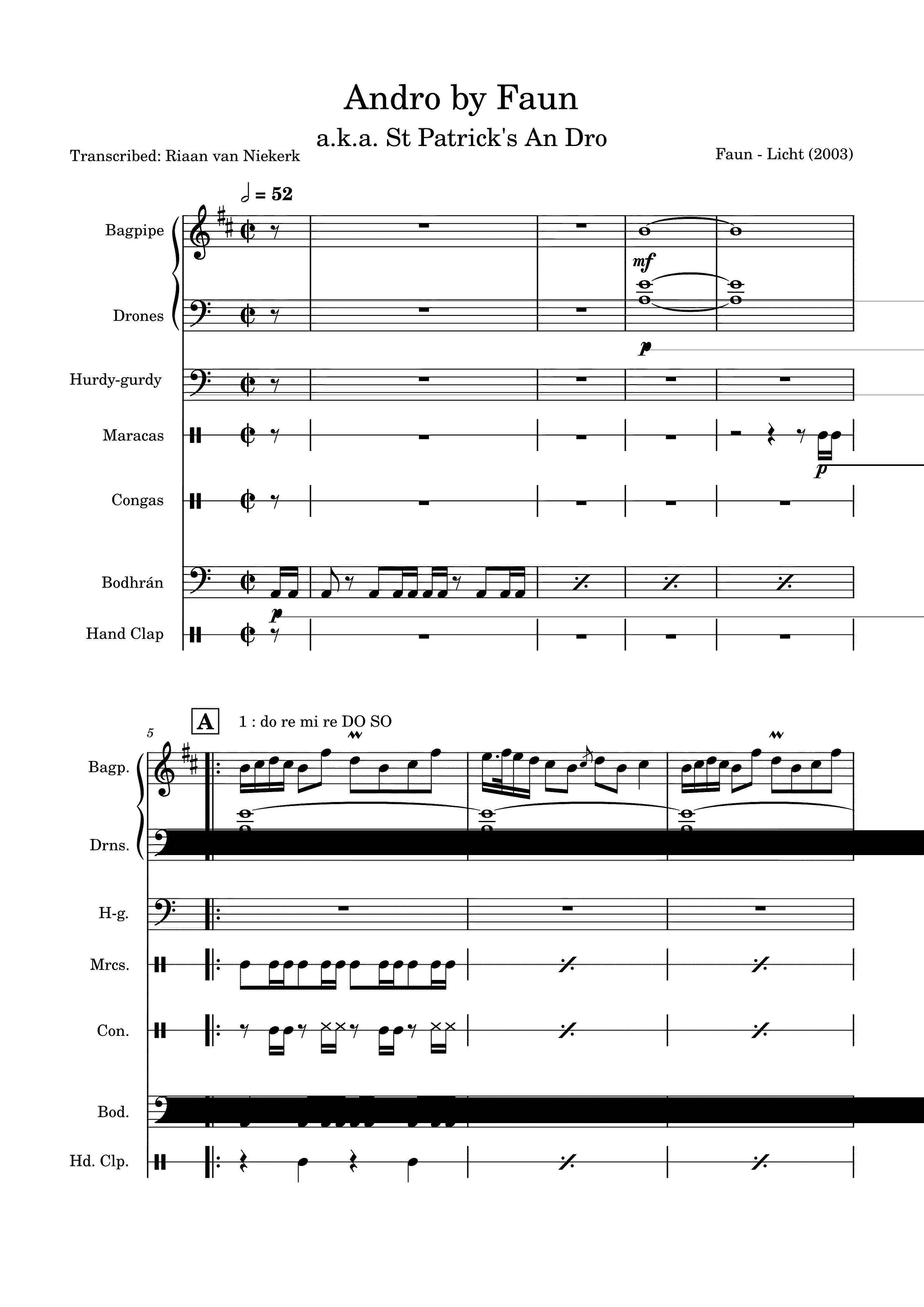 Partitura Andro