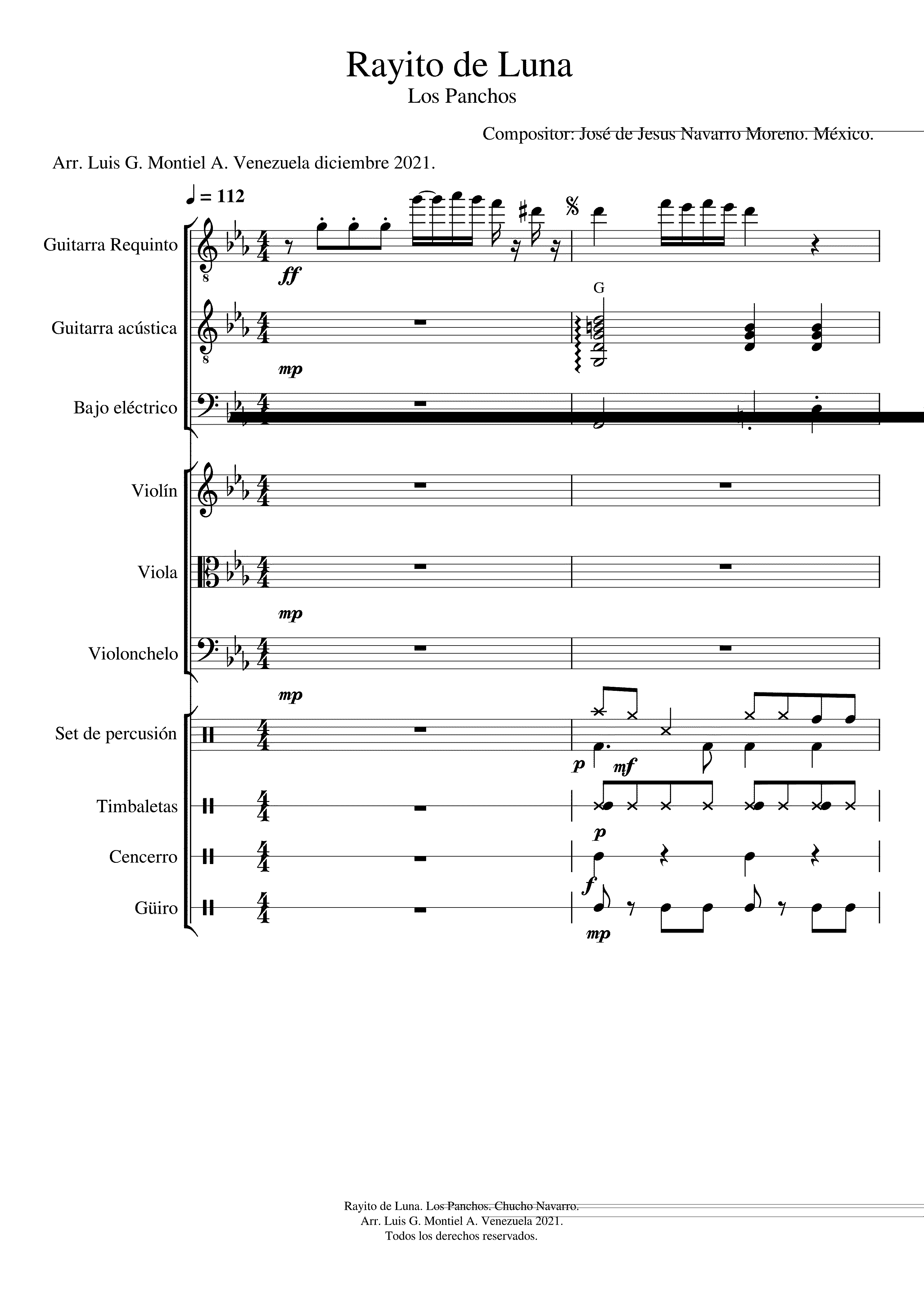 Partitura Antes de Los 20