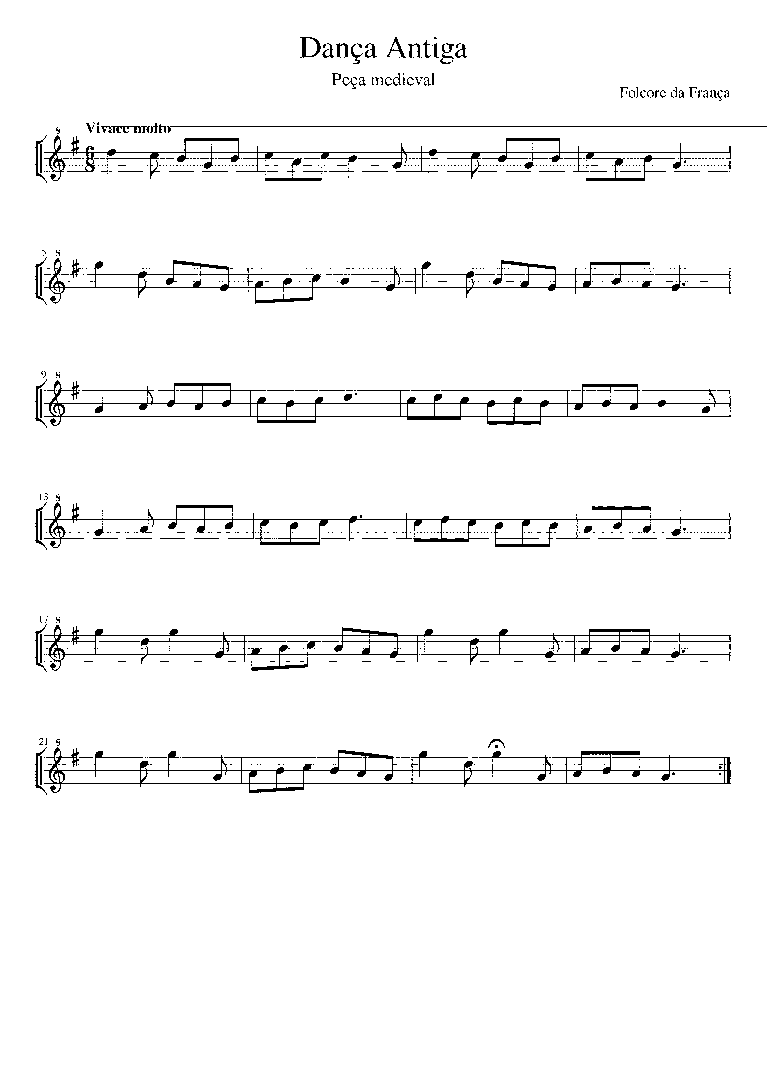 Partitura Antiga
