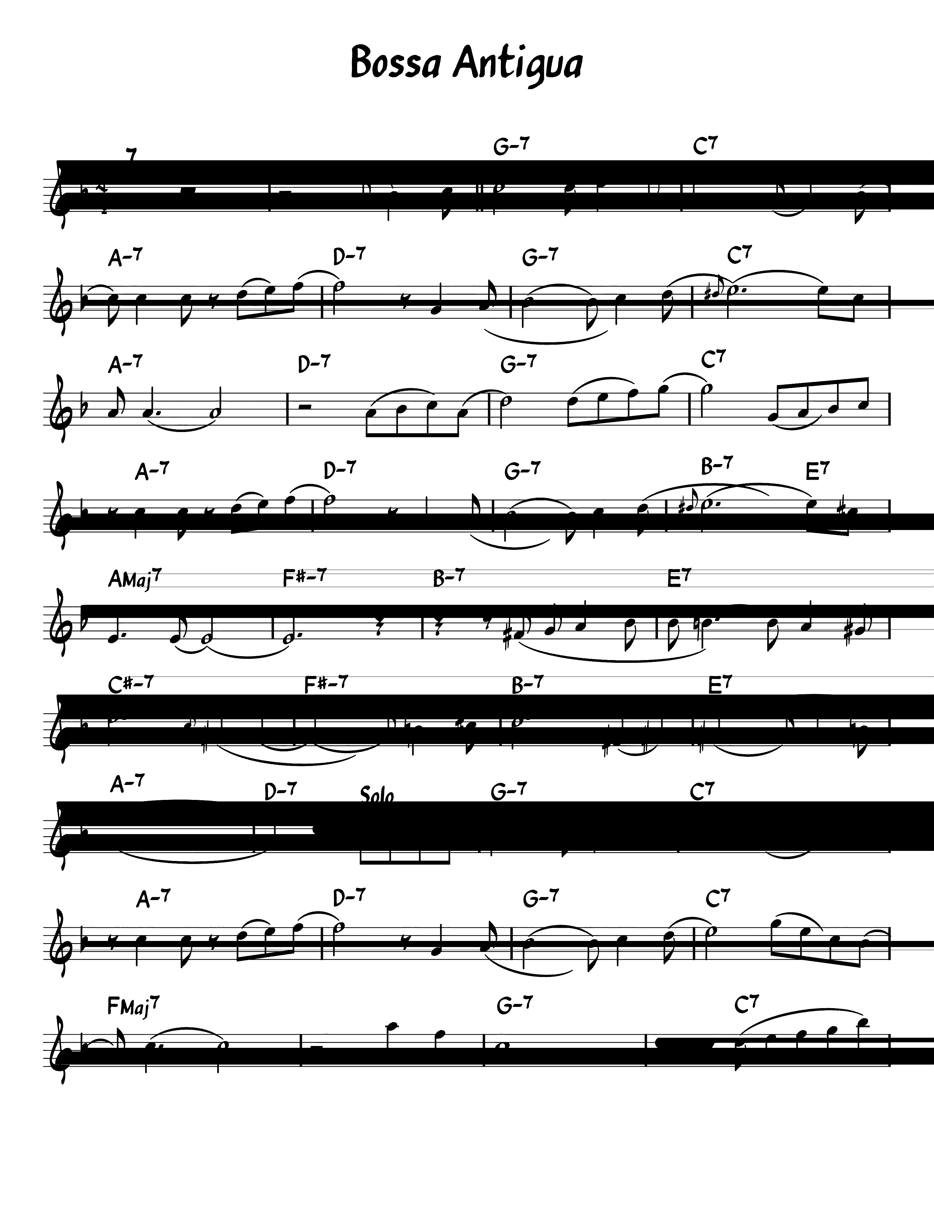 Partitura Antigua