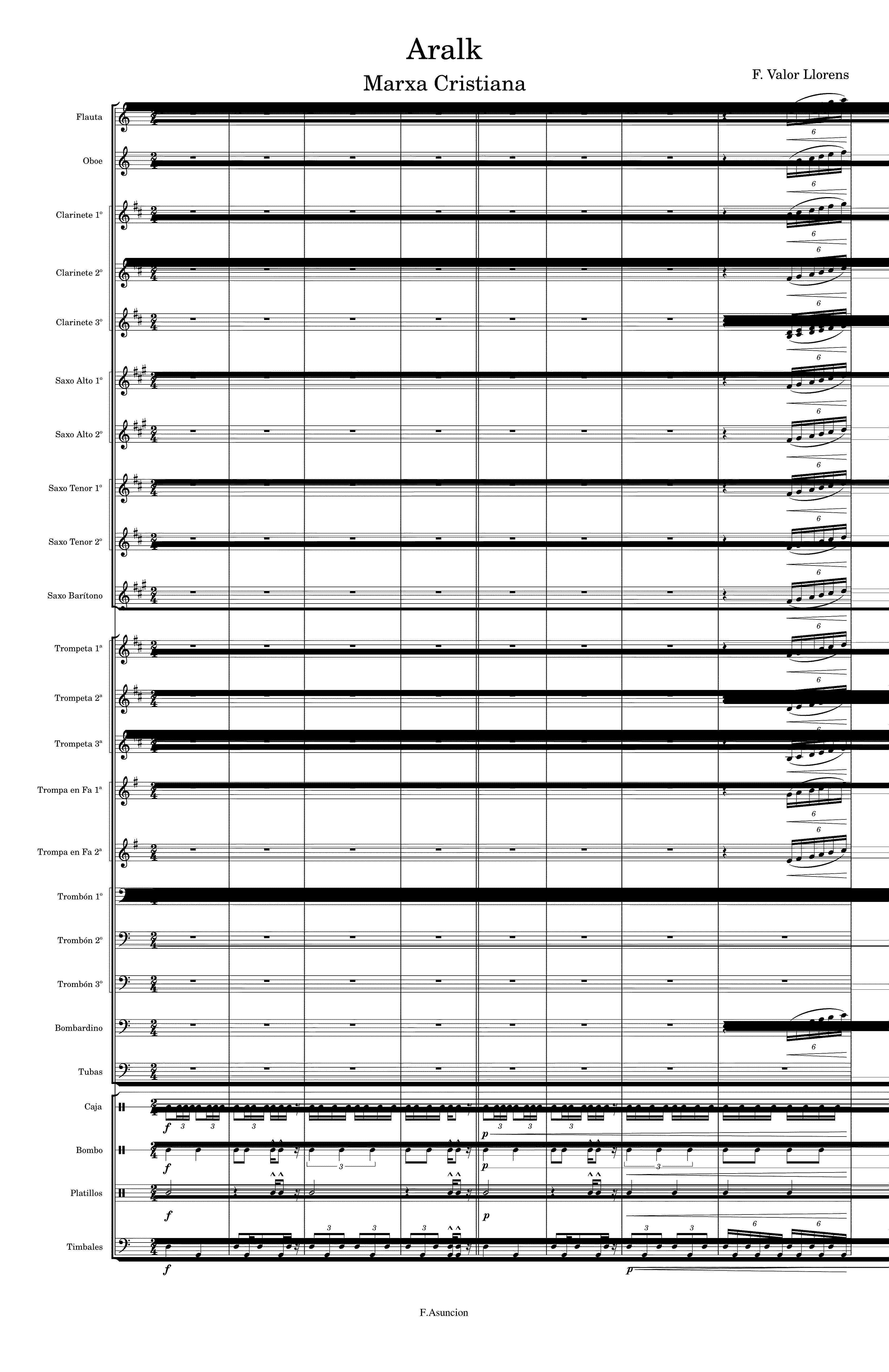 Partitura Aralk