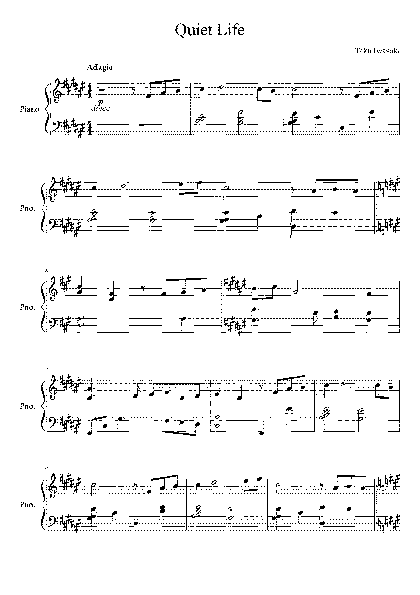 Partitura Arreglista