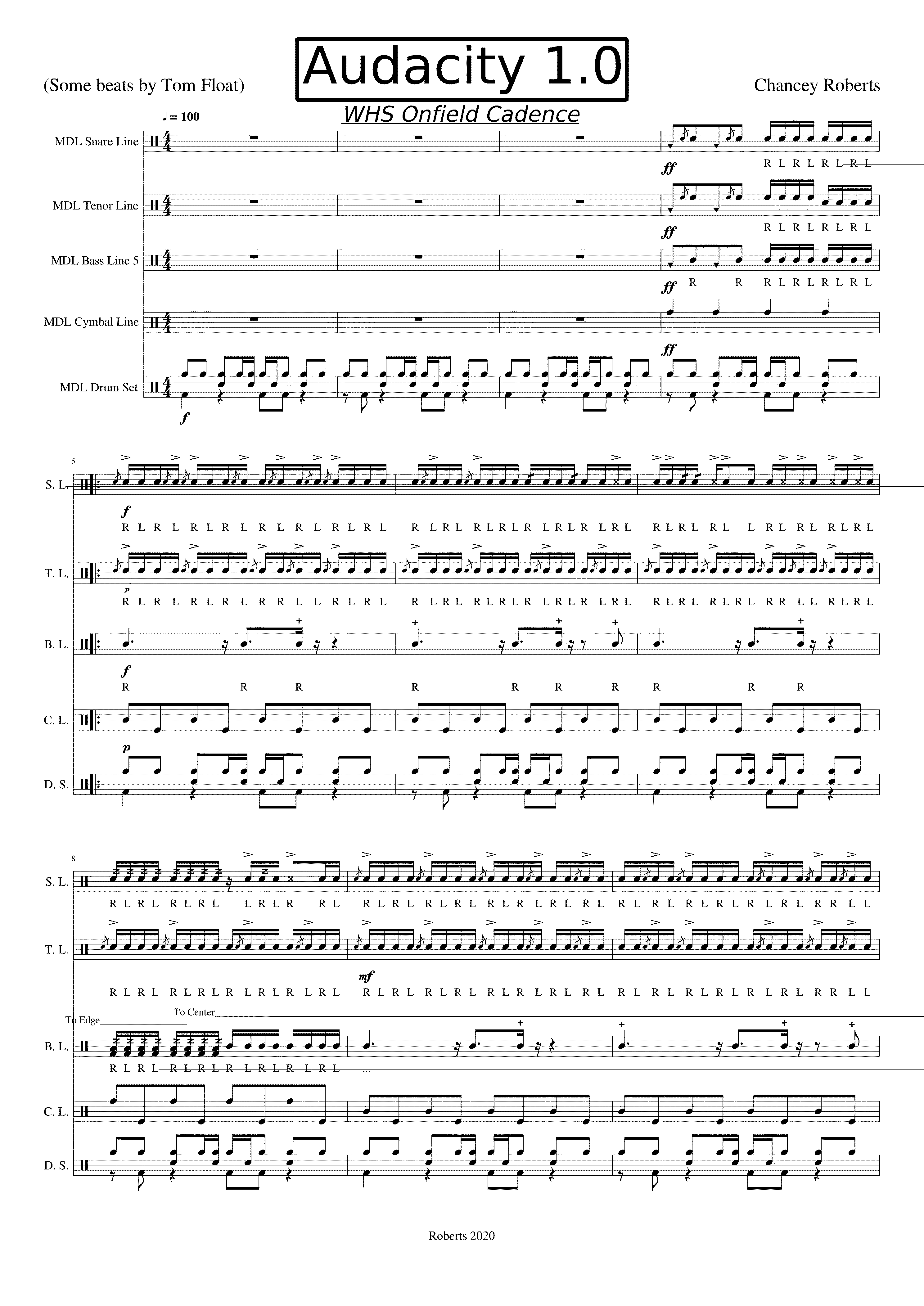 Partitura Audacity
