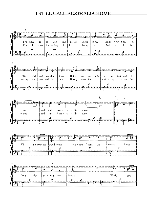 Partitura Australia