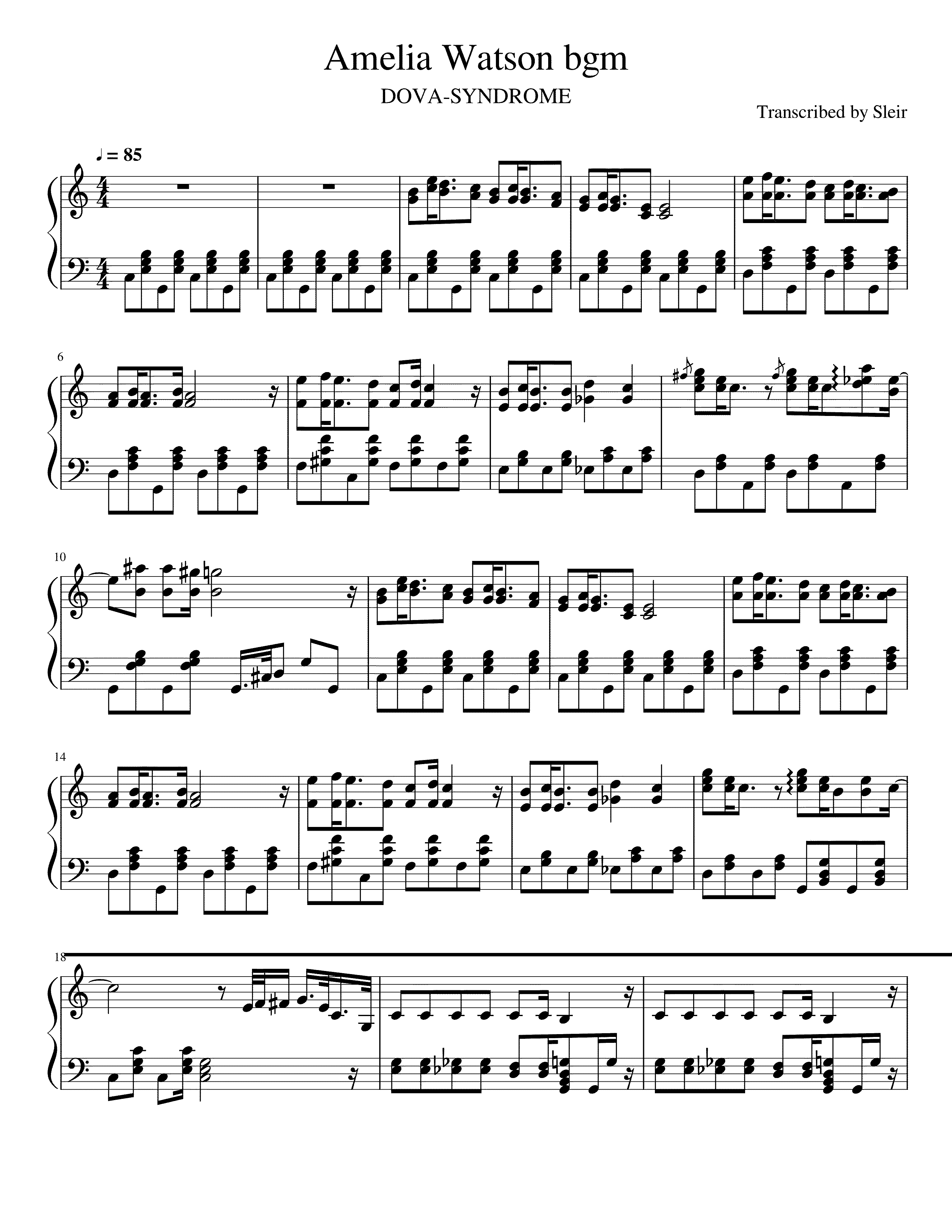Partitura Background