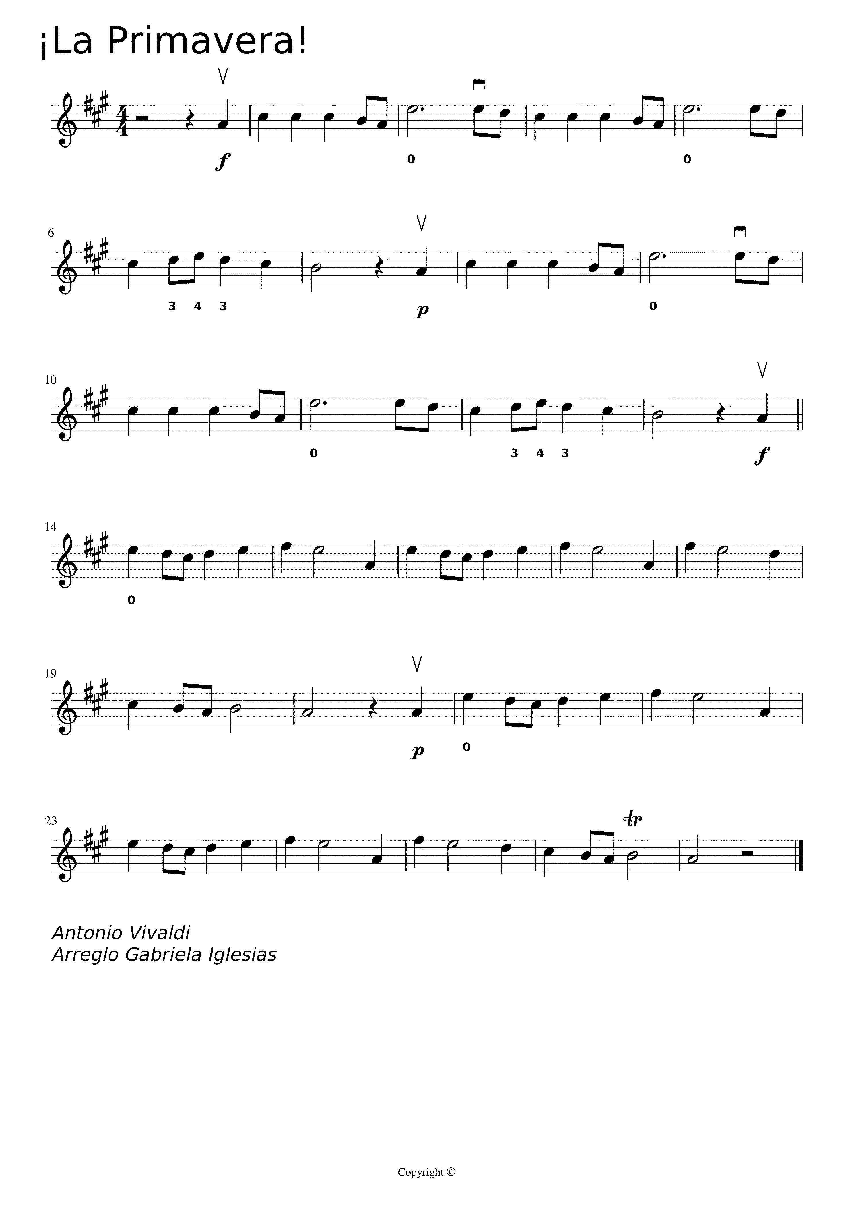 Partitura Bahia Blanca