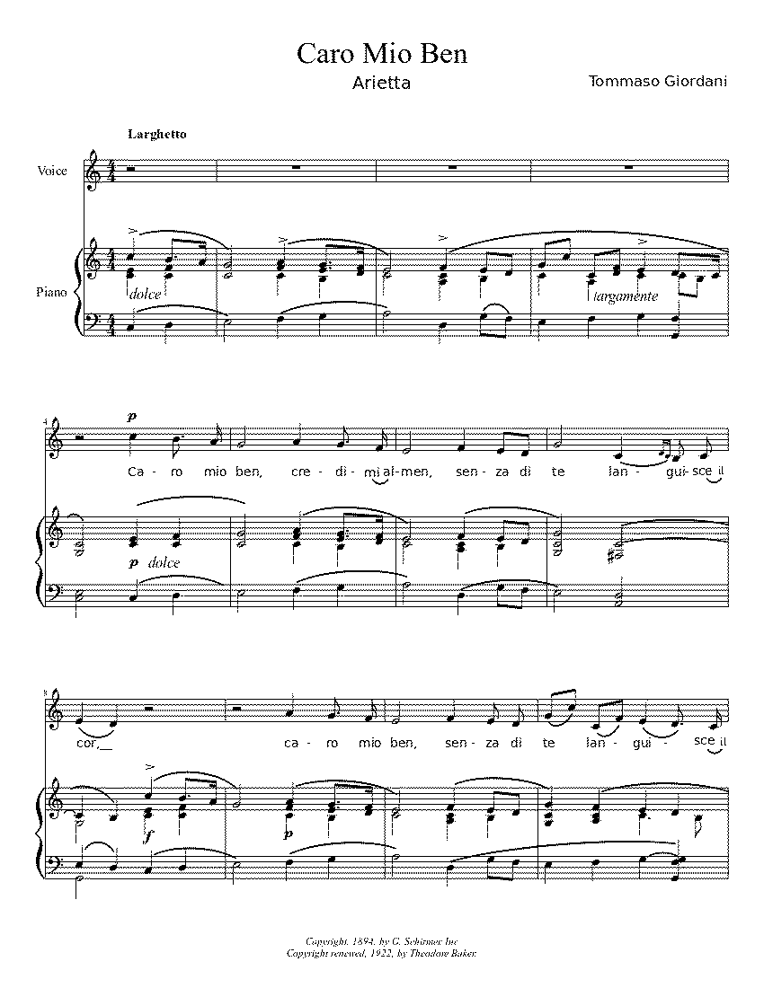 Partitura Barroco