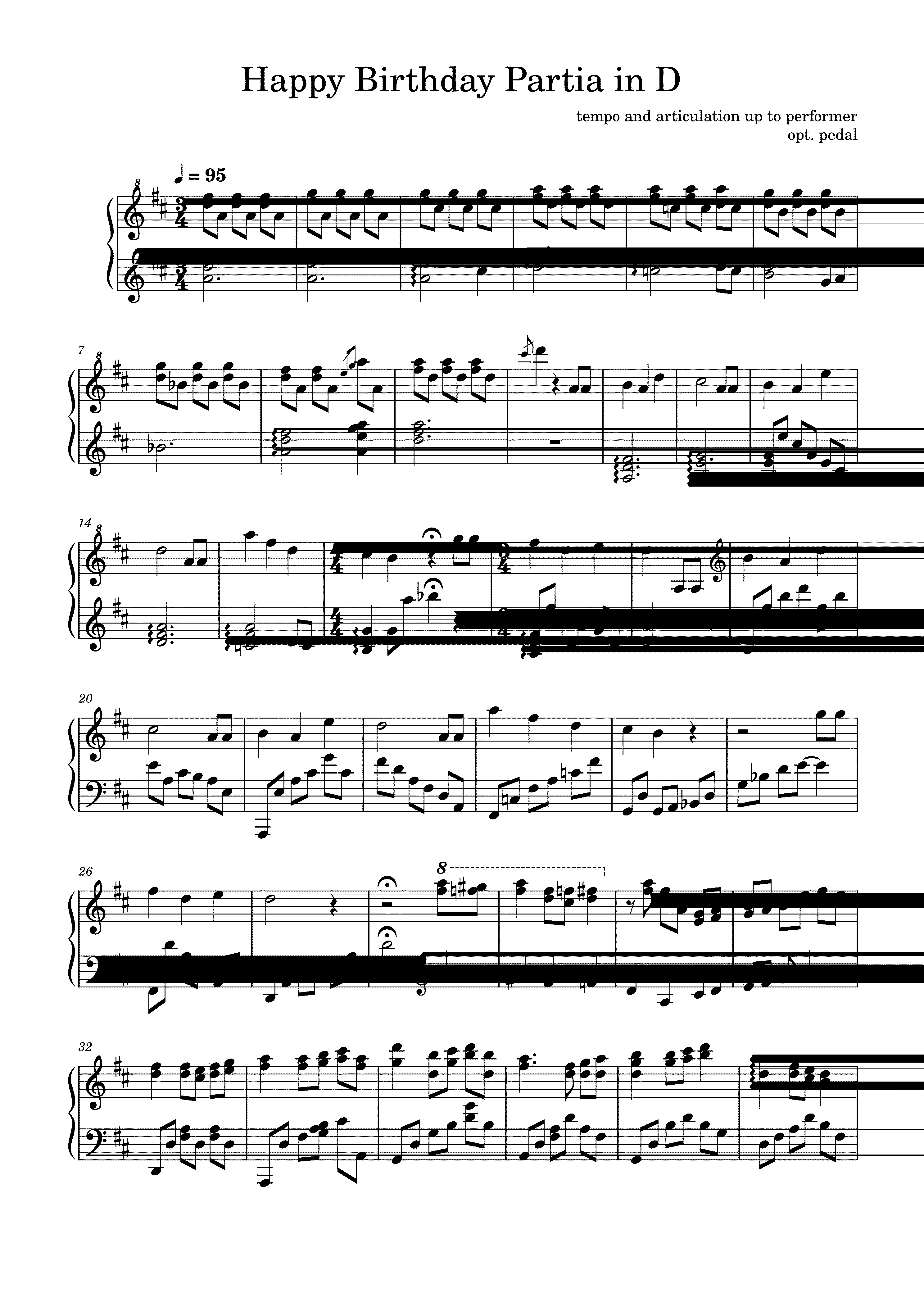 Partitura Because Some Happy