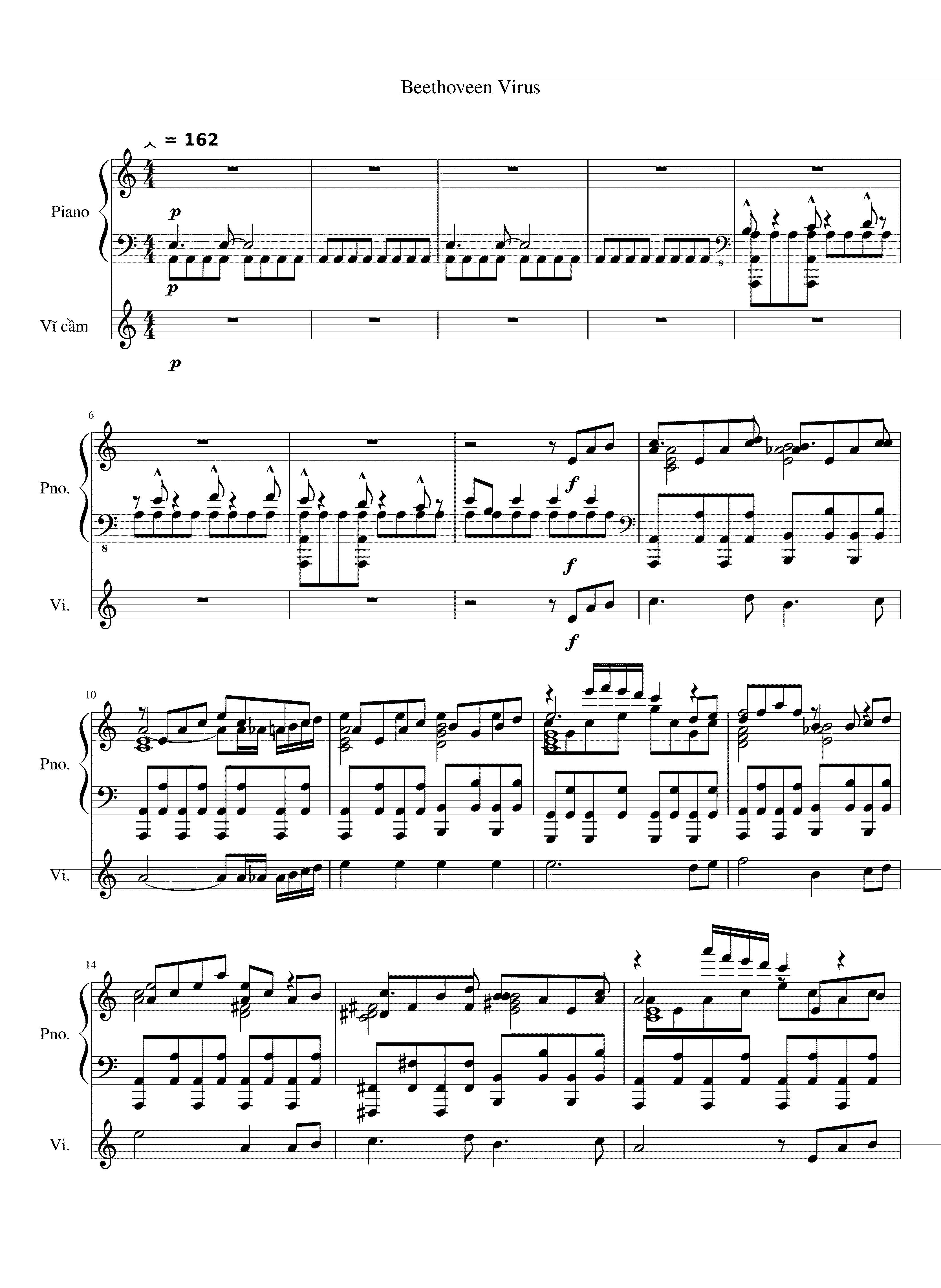 Partitura Beethoveen