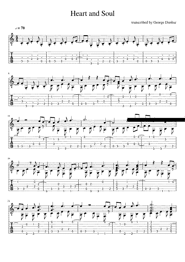 Partitura Big Tom Hanks