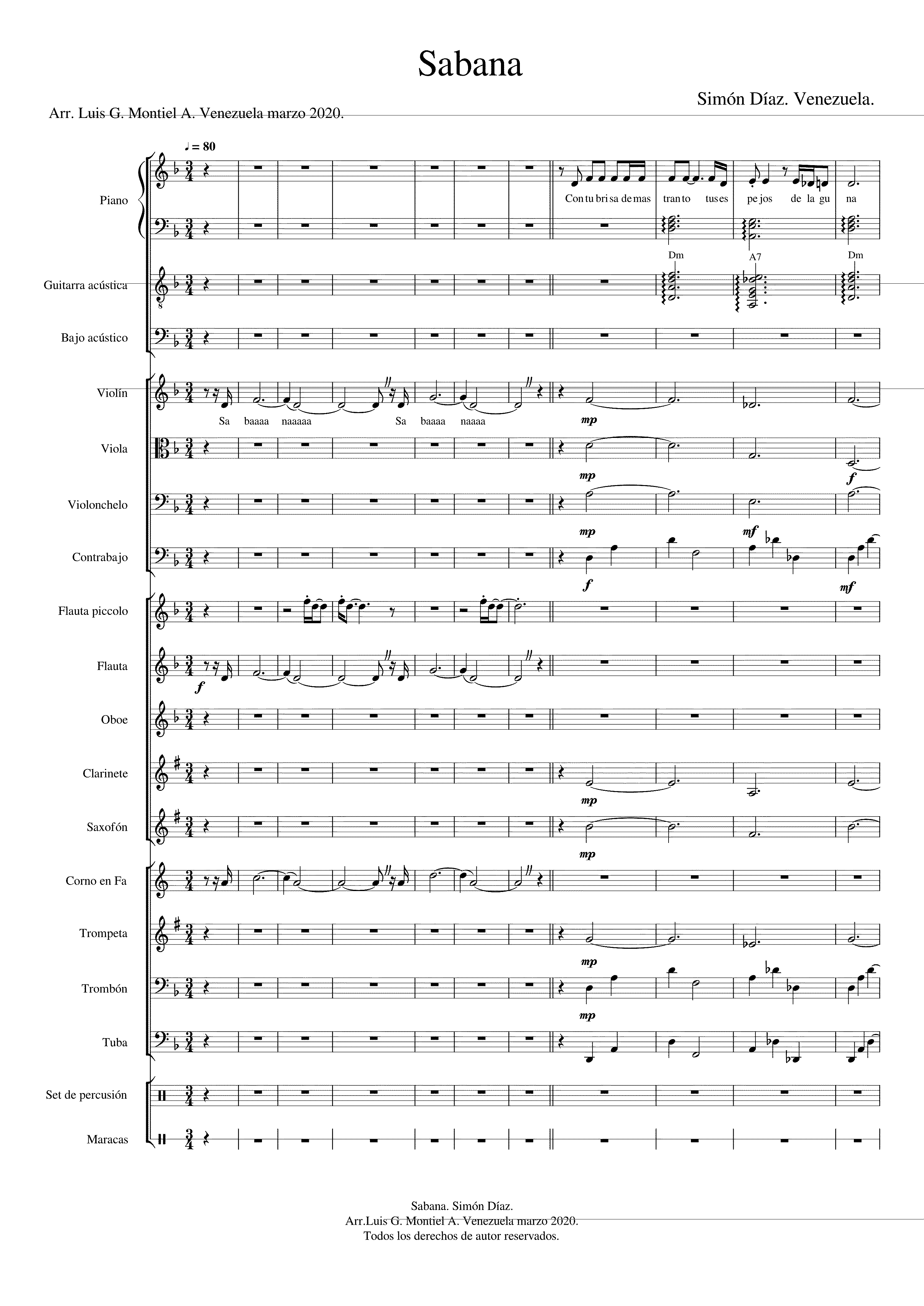 Partitura Bolero Un Compromiso