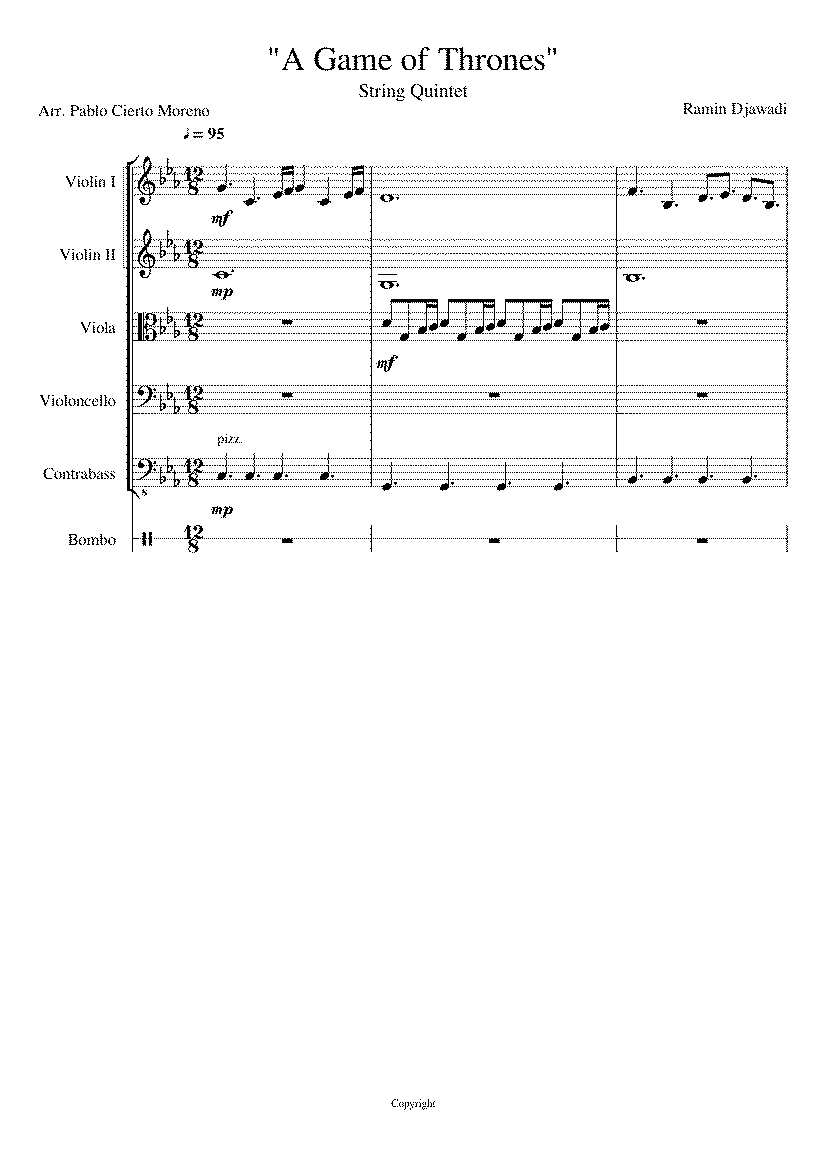 Partitura Bombo