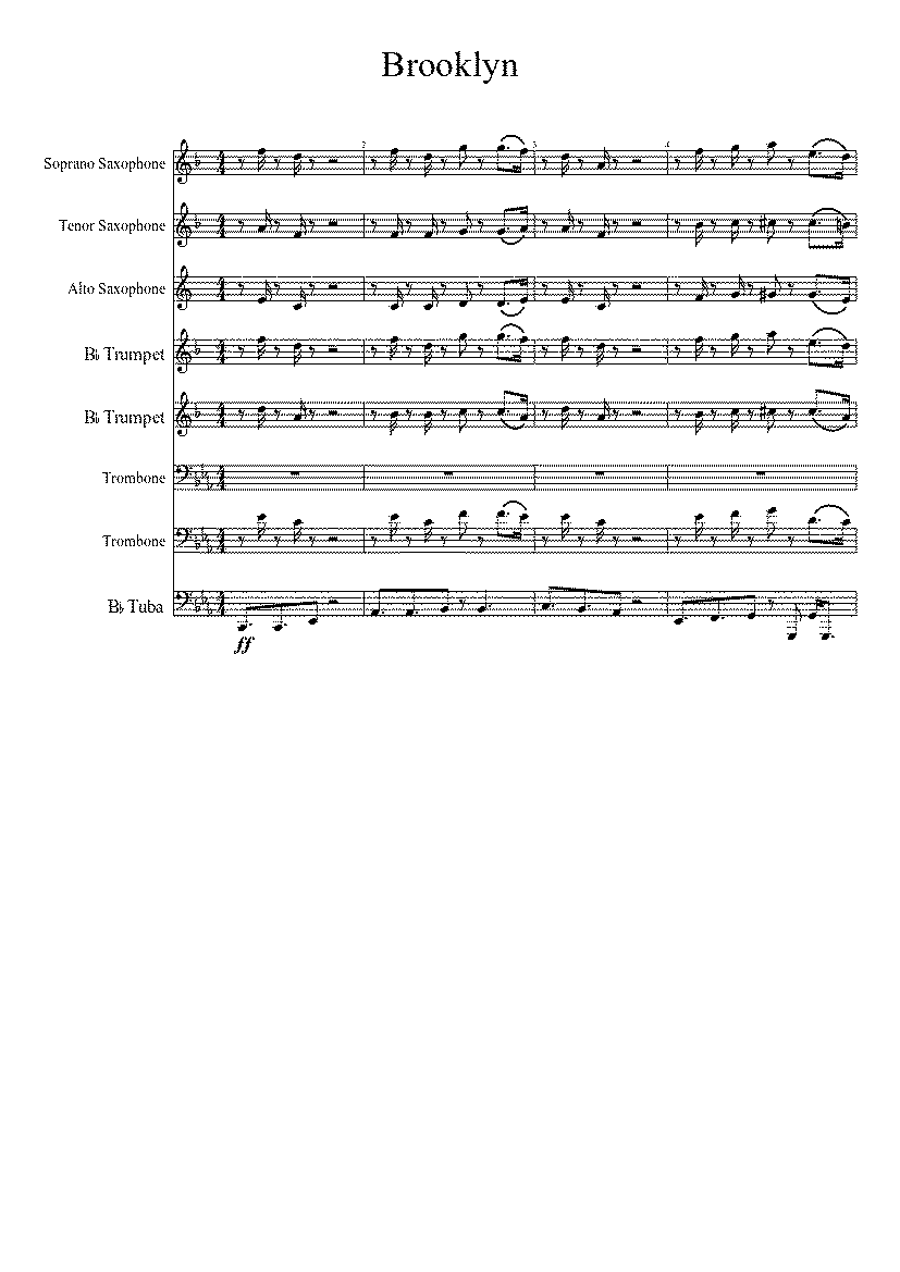 Partitura Brooklyn