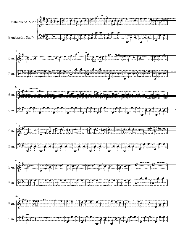 Partitura Caballo Prieto Azabache