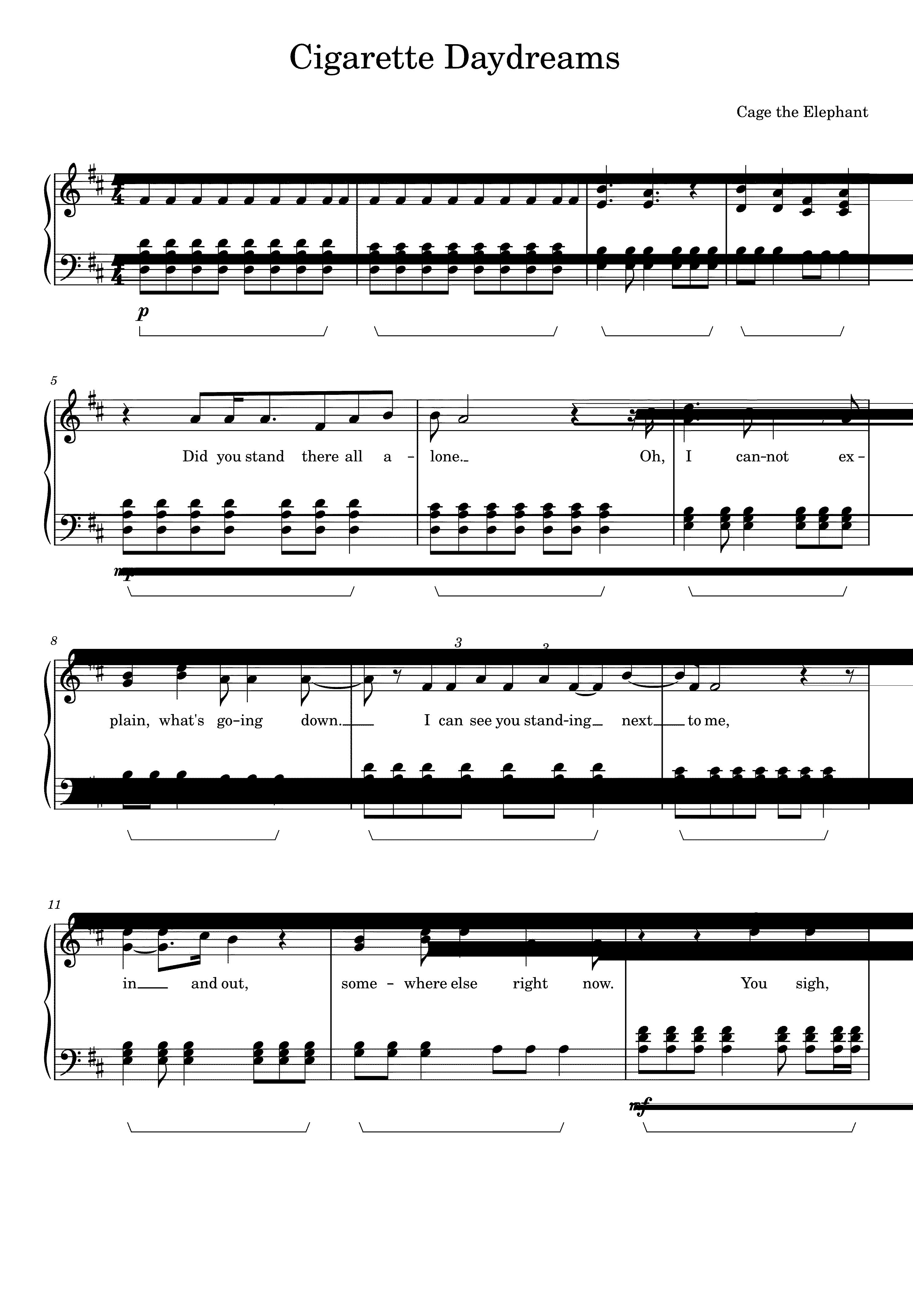 Partitura Cage
