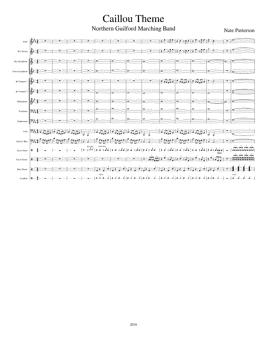 Partitura Caillou