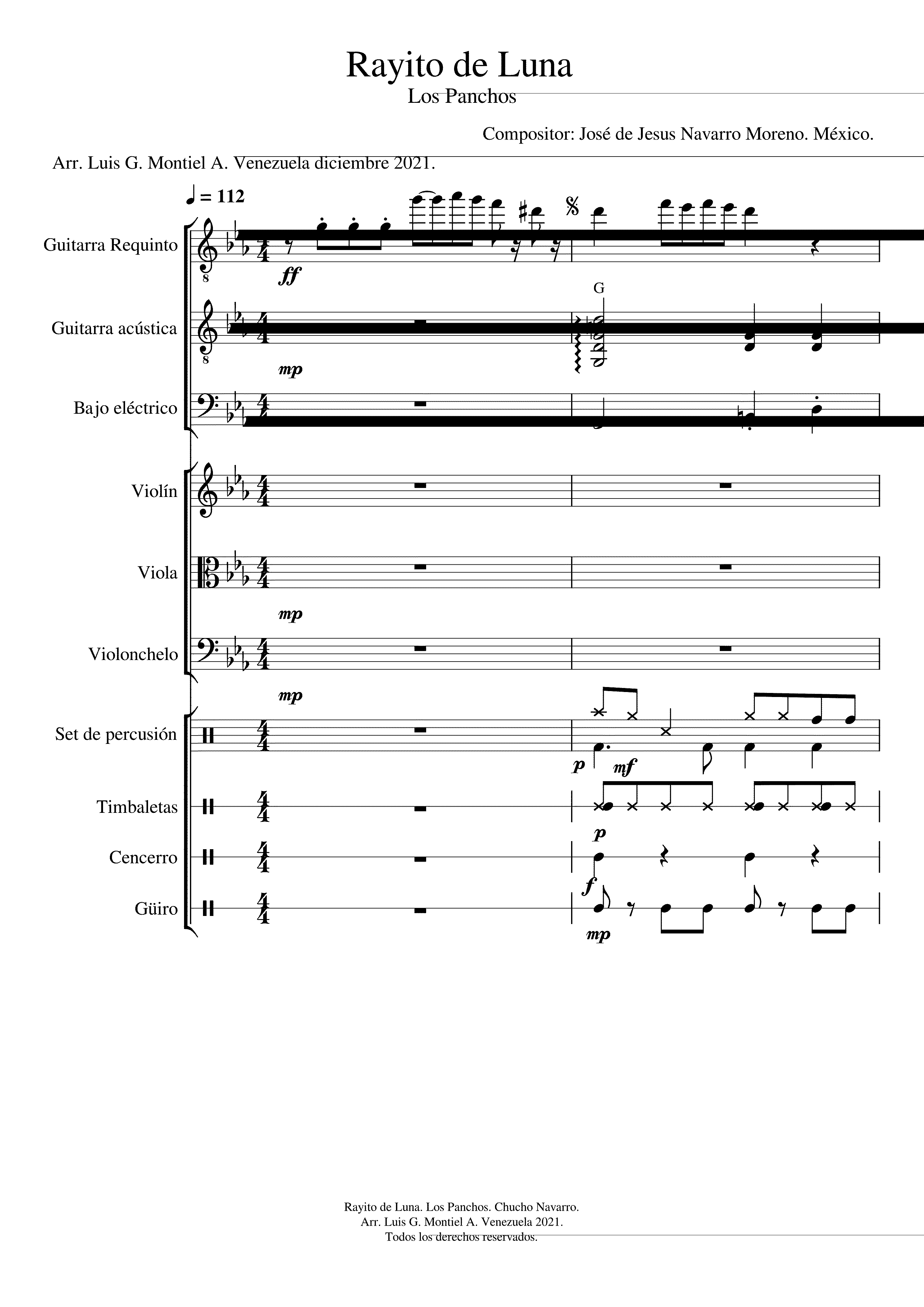 Partitura Cantaba Jose