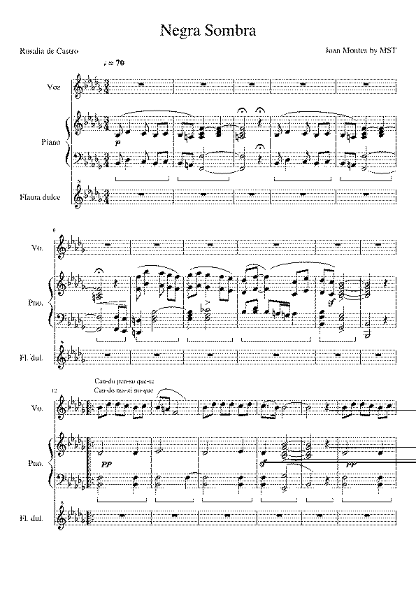 Partitura Carlos Nuñez