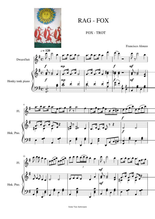 Partitura Chotis Pichi