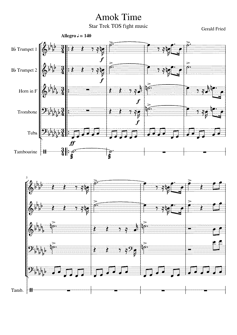 Partitura City of Star