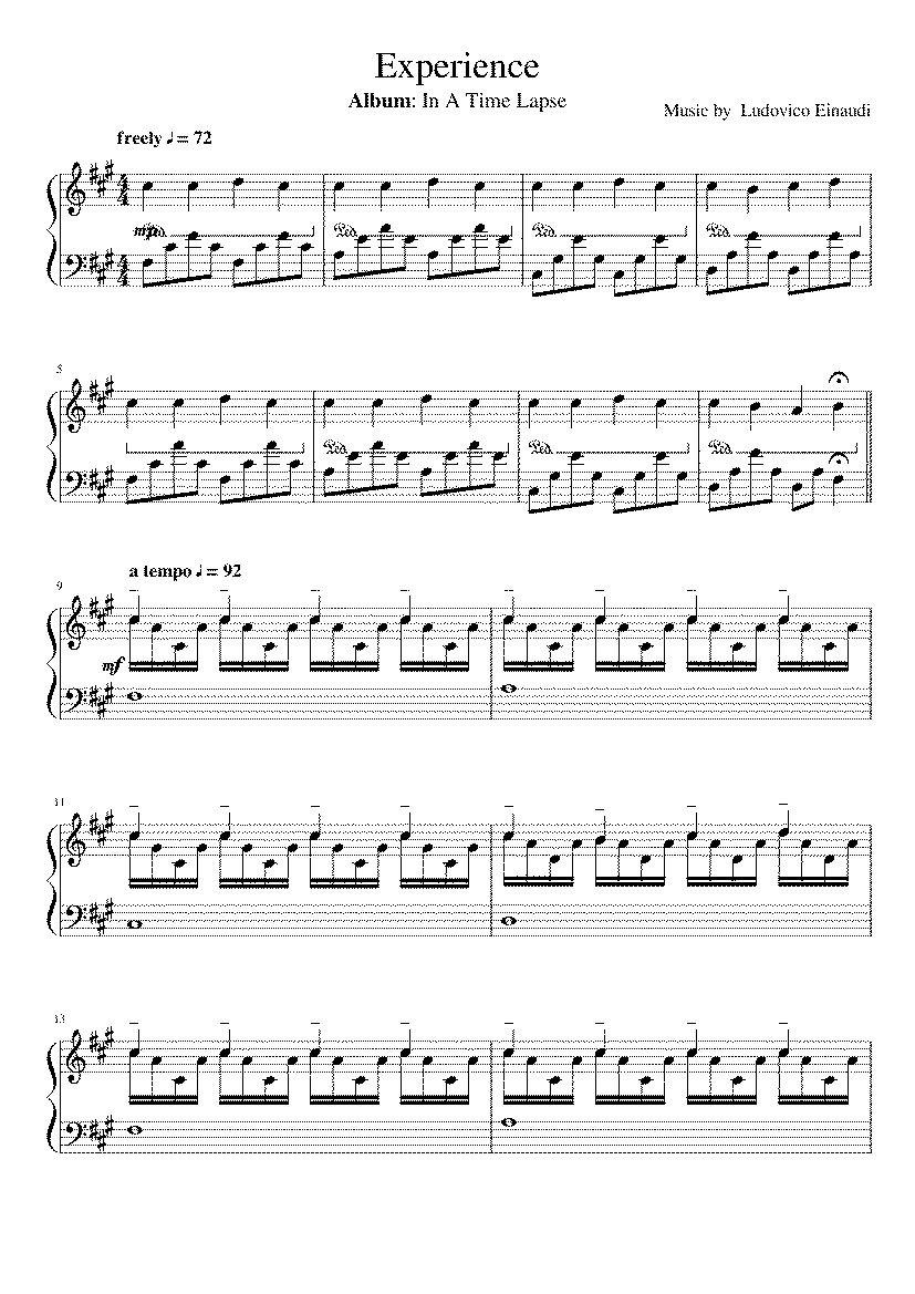 Partitura Clasica