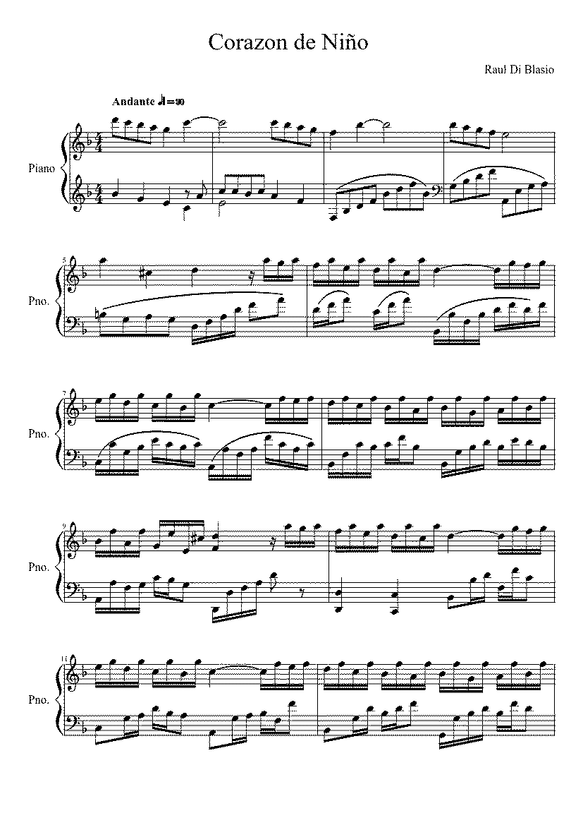 Partitura Compositor