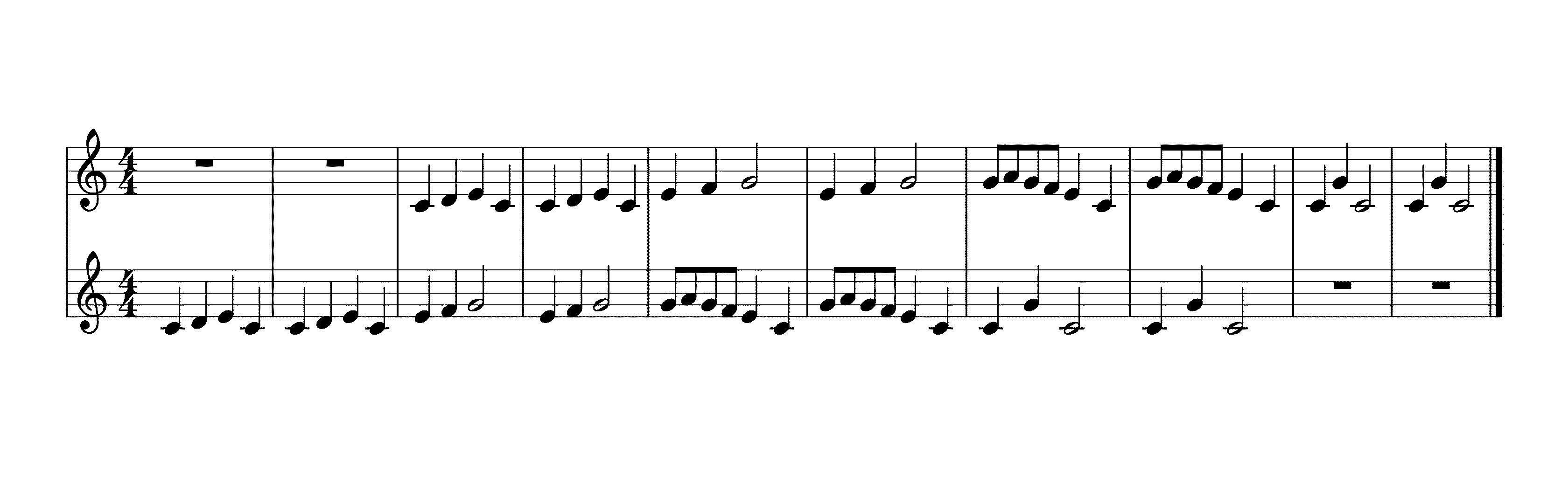Partitura Contrapuntistica