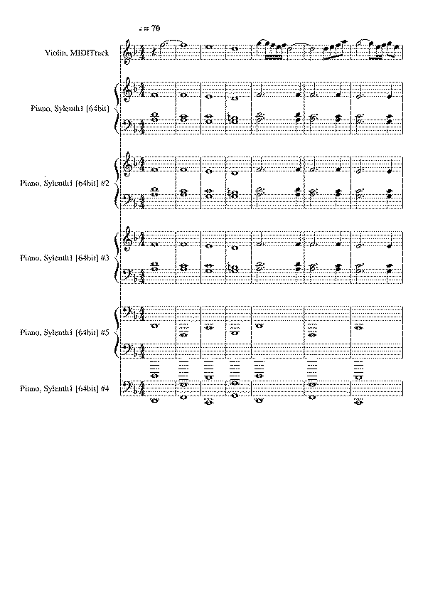 Partitura Crystalize