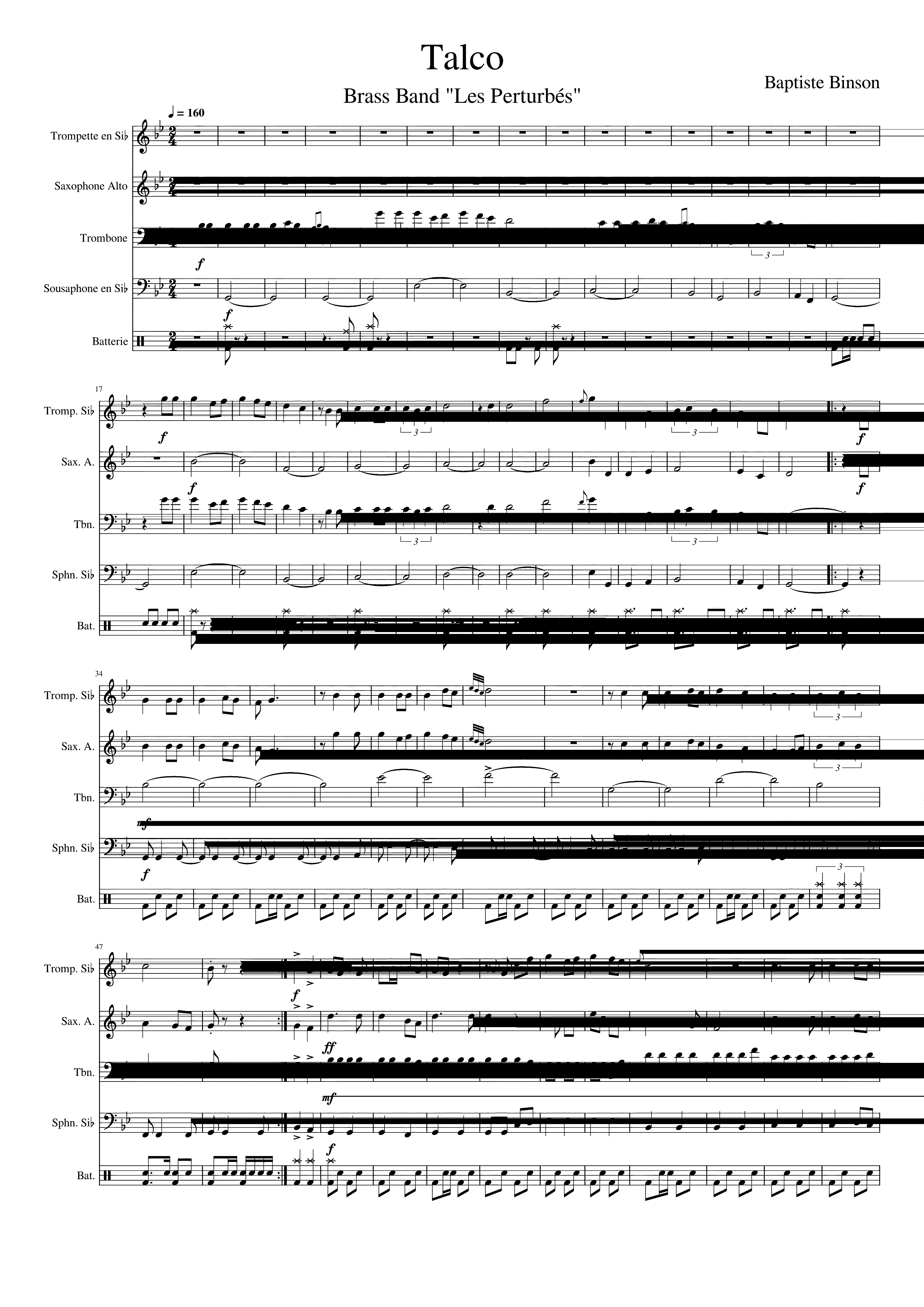 Partitura Danza Dell'autunno Rosa