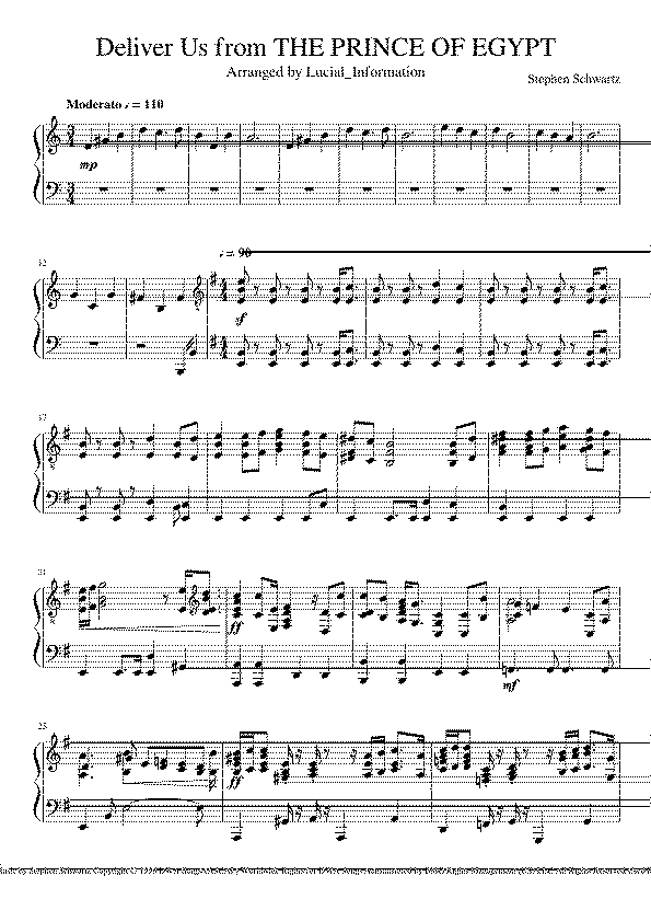 Partitura Deliver Us