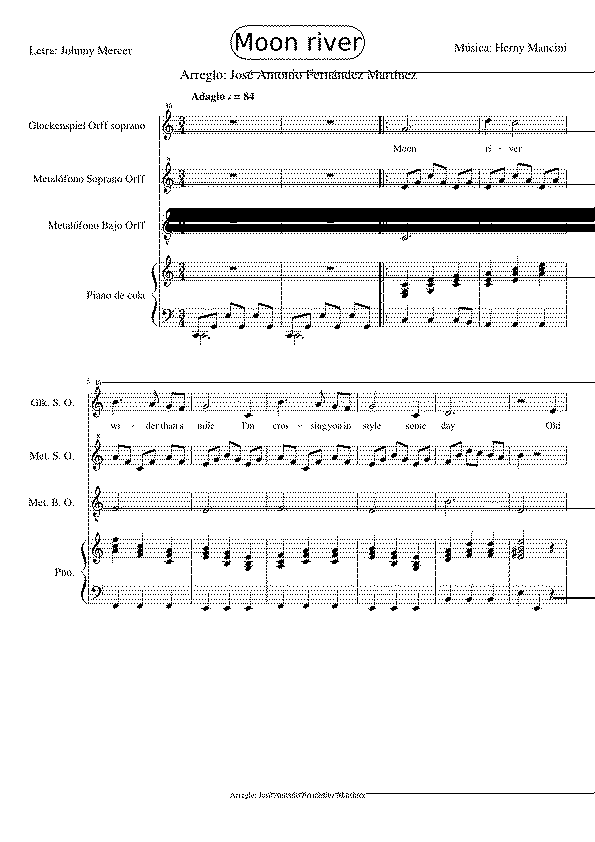 Partitura Desayuno Con Diamantes