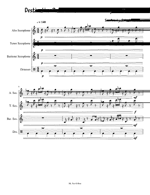 Partitura Destination Calabria