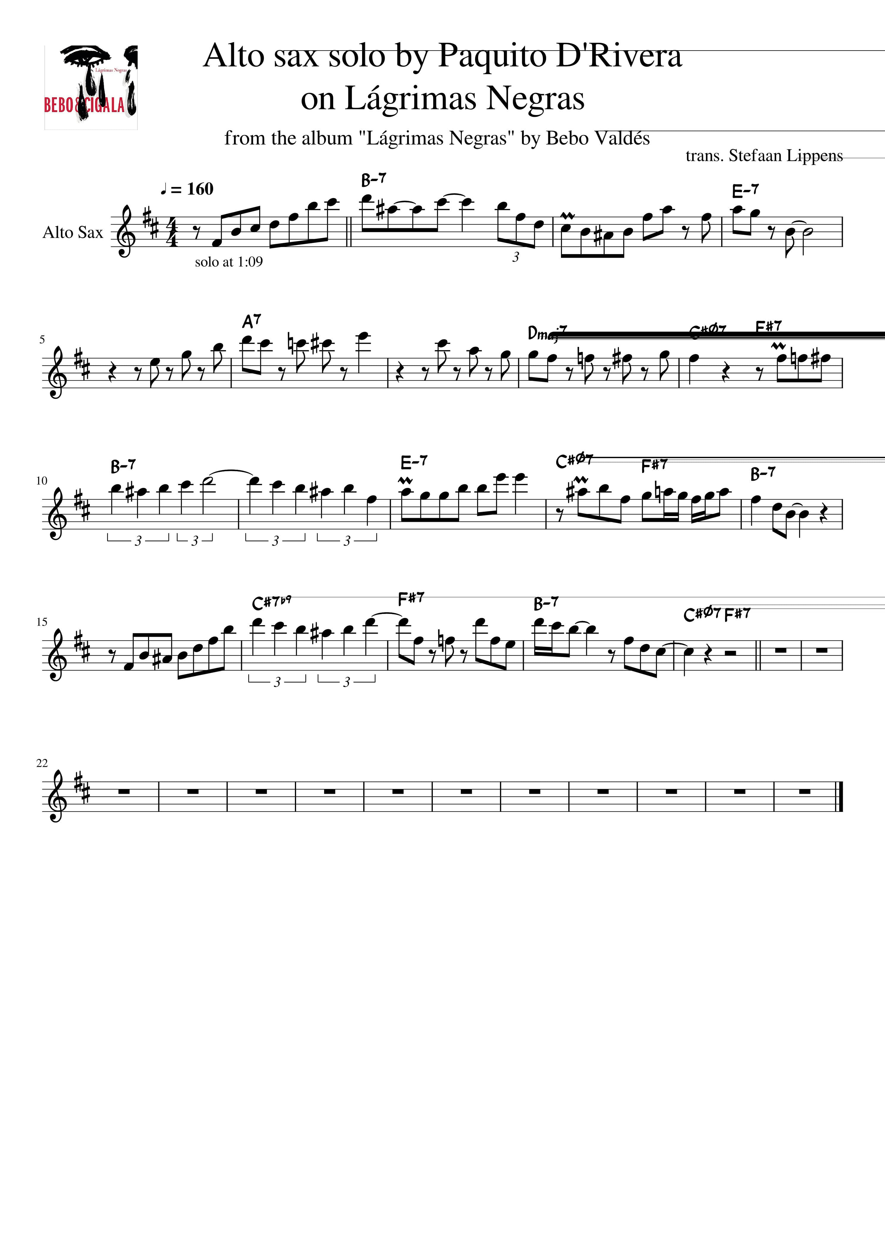 Partitura Diego Sax