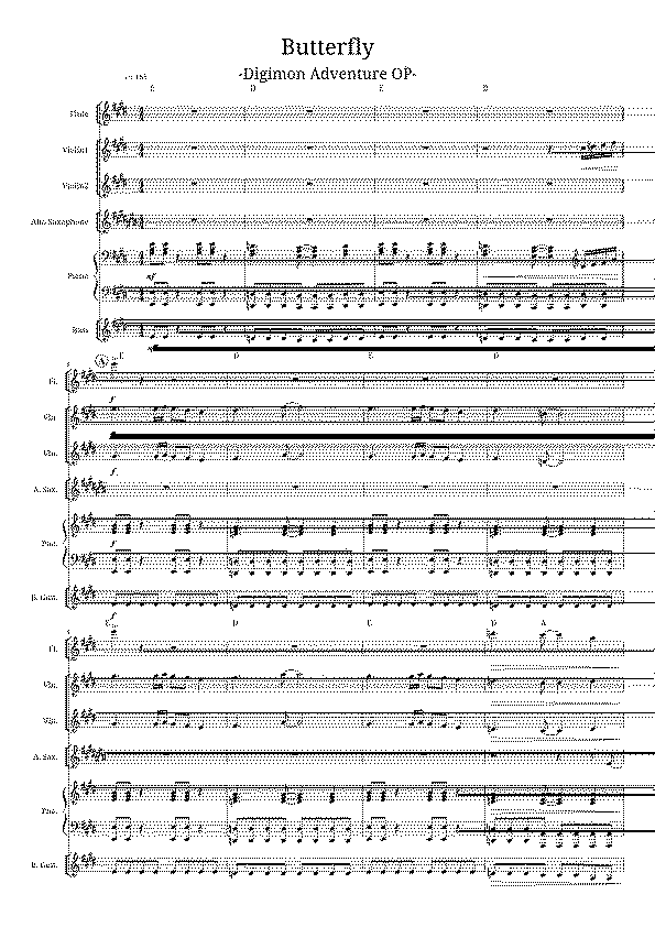 Partitura Digimon Adventure