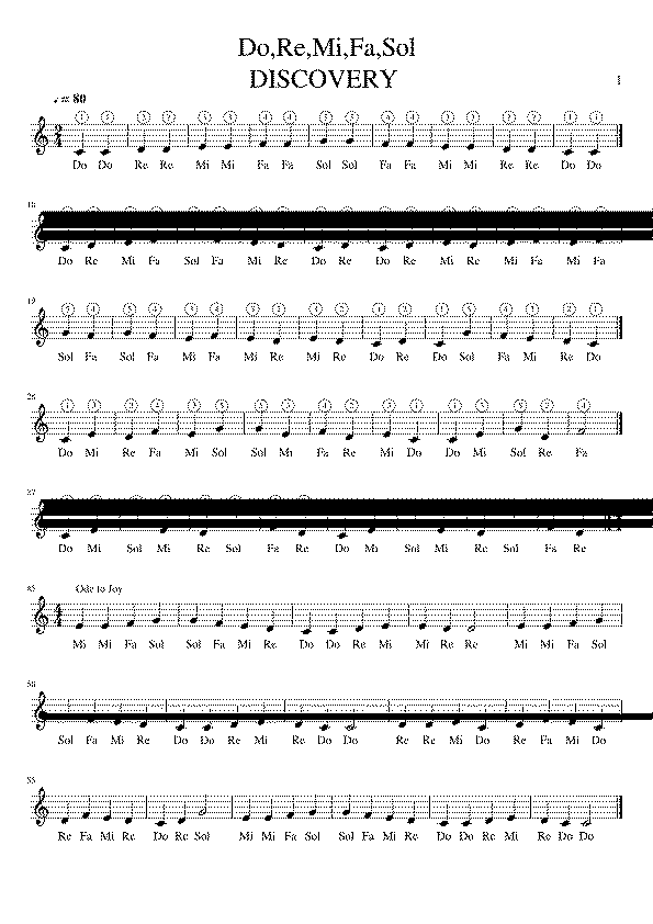 Partitura Do Re Mi Do Do Re Mi Do Mi Fa Sol