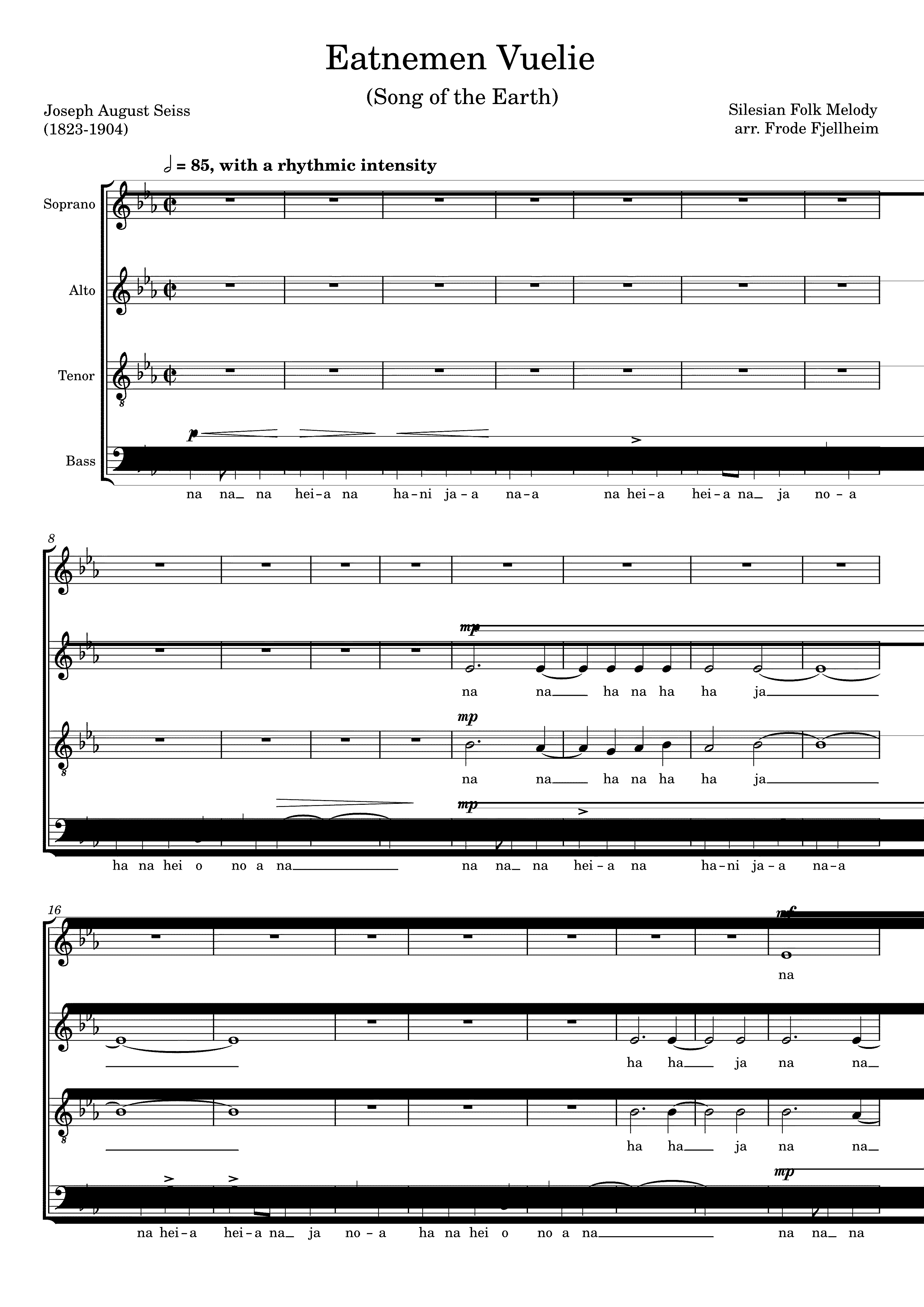 Partitura Eatnemen Vuelie
