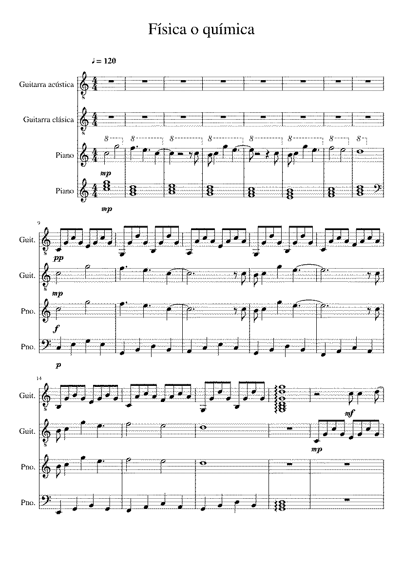 Partitura Fisica O Quimica