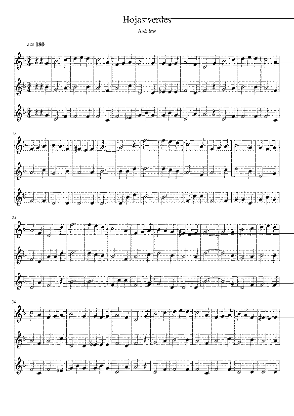 Partitura Flaura