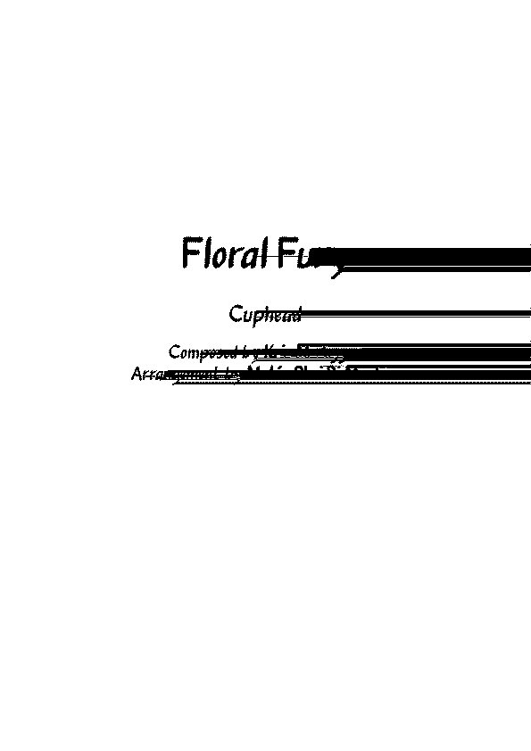 Partitura Floral Fury