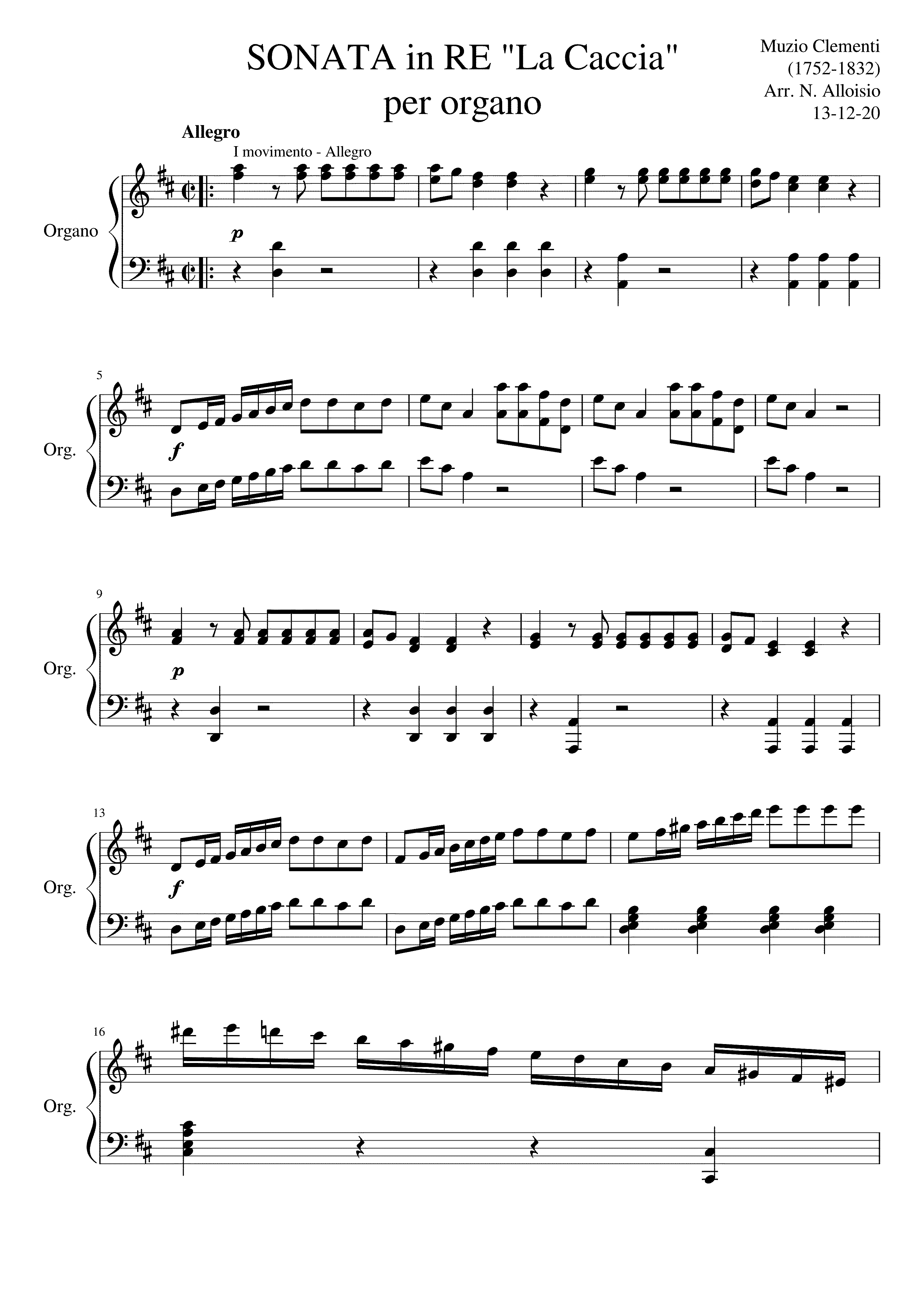 Partitura Forma Sonata