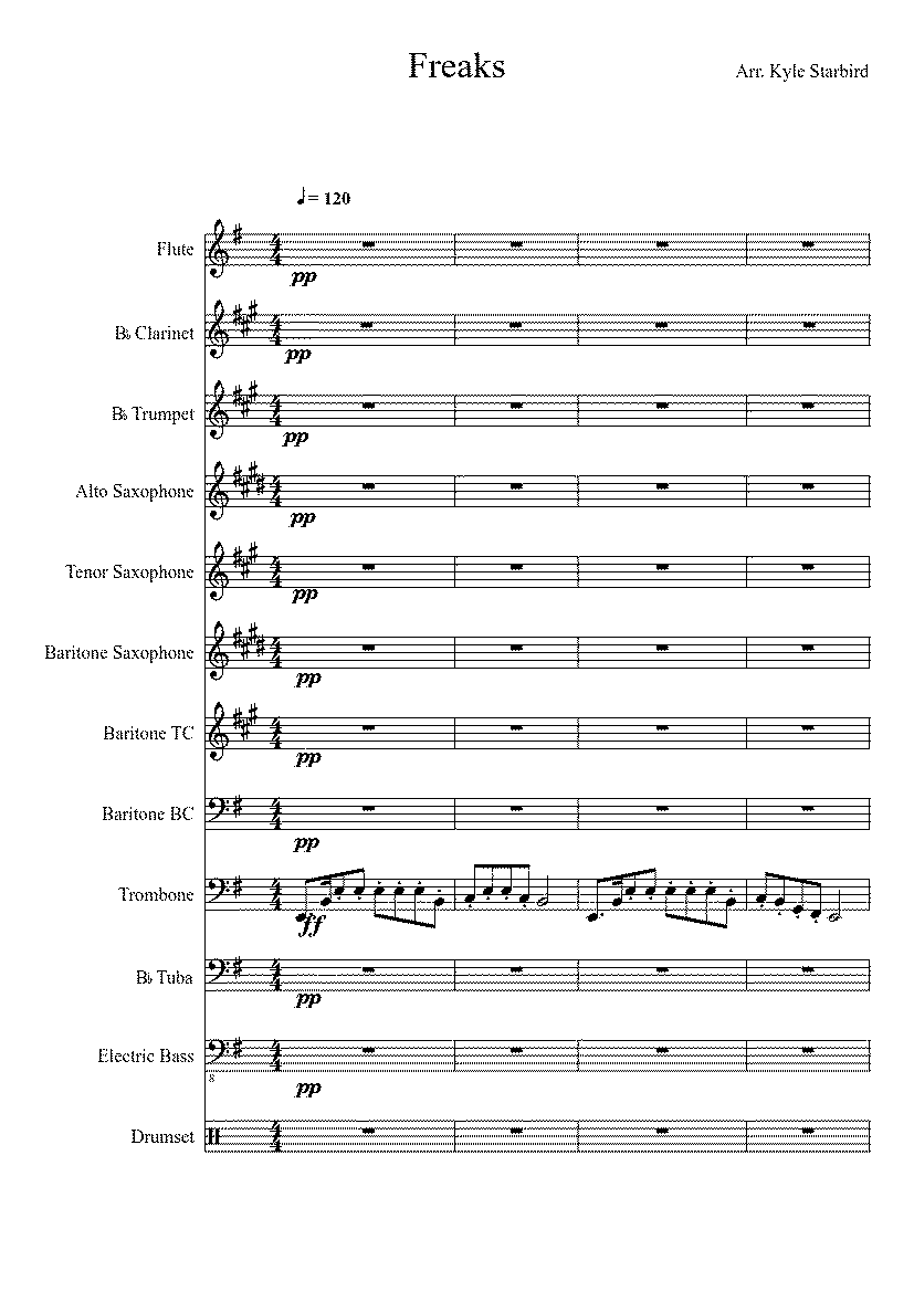Partitura Freaks