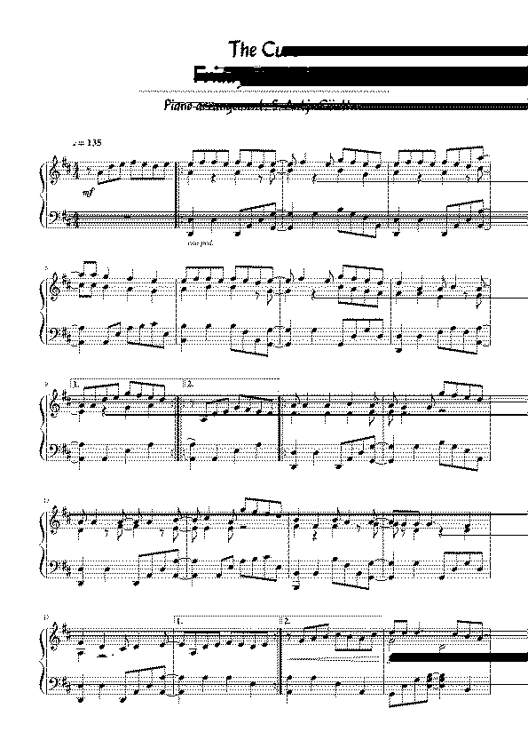 Partitura Friday I'm In Love The Cure
