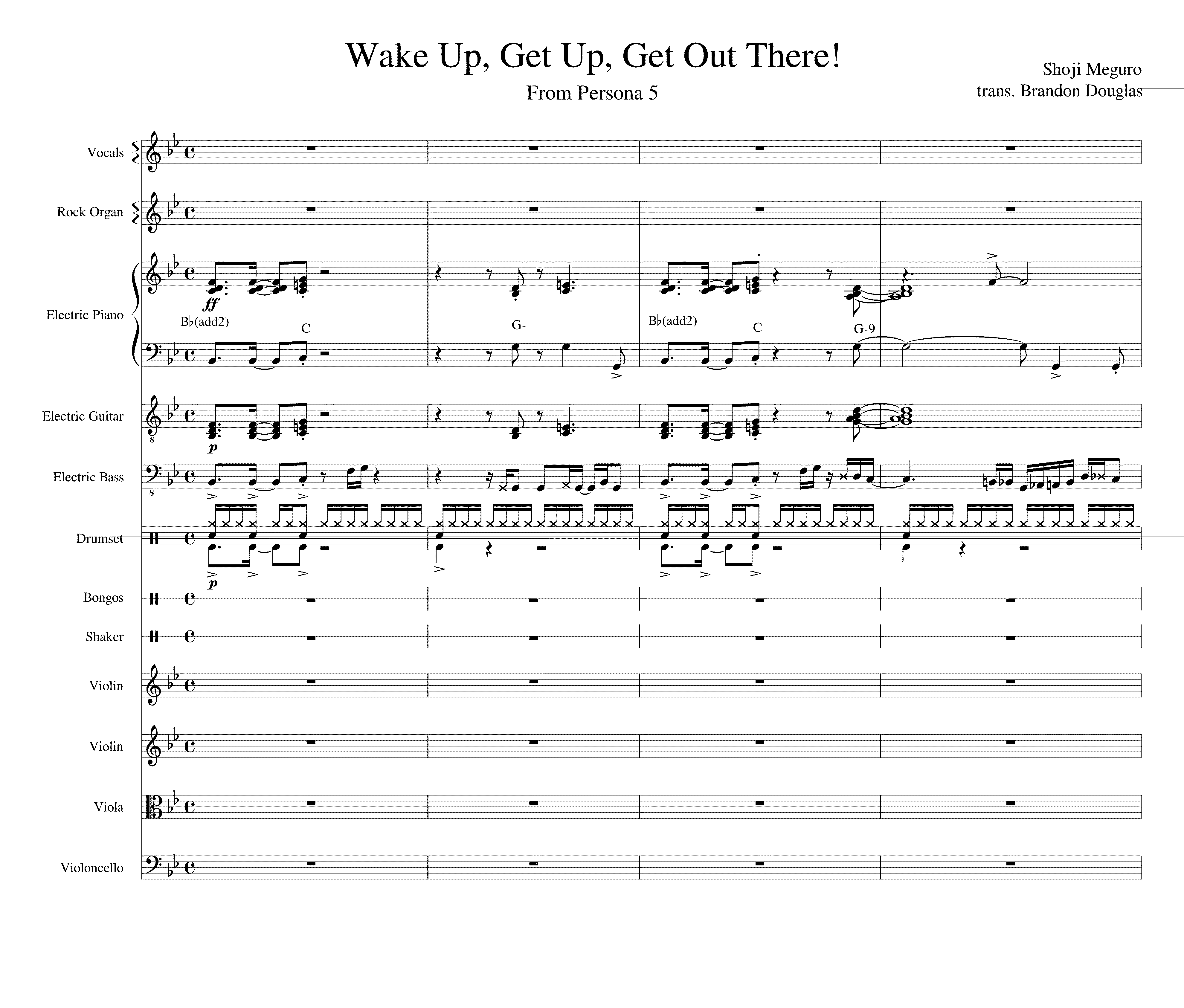 Partitura Get It Up