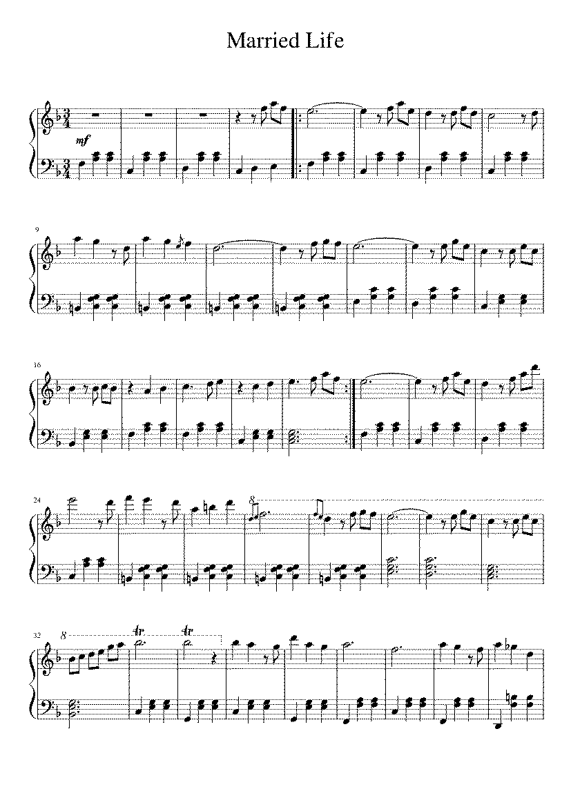 Partitura Good Life