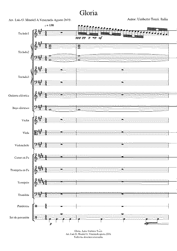 Partitura Gran Hermano