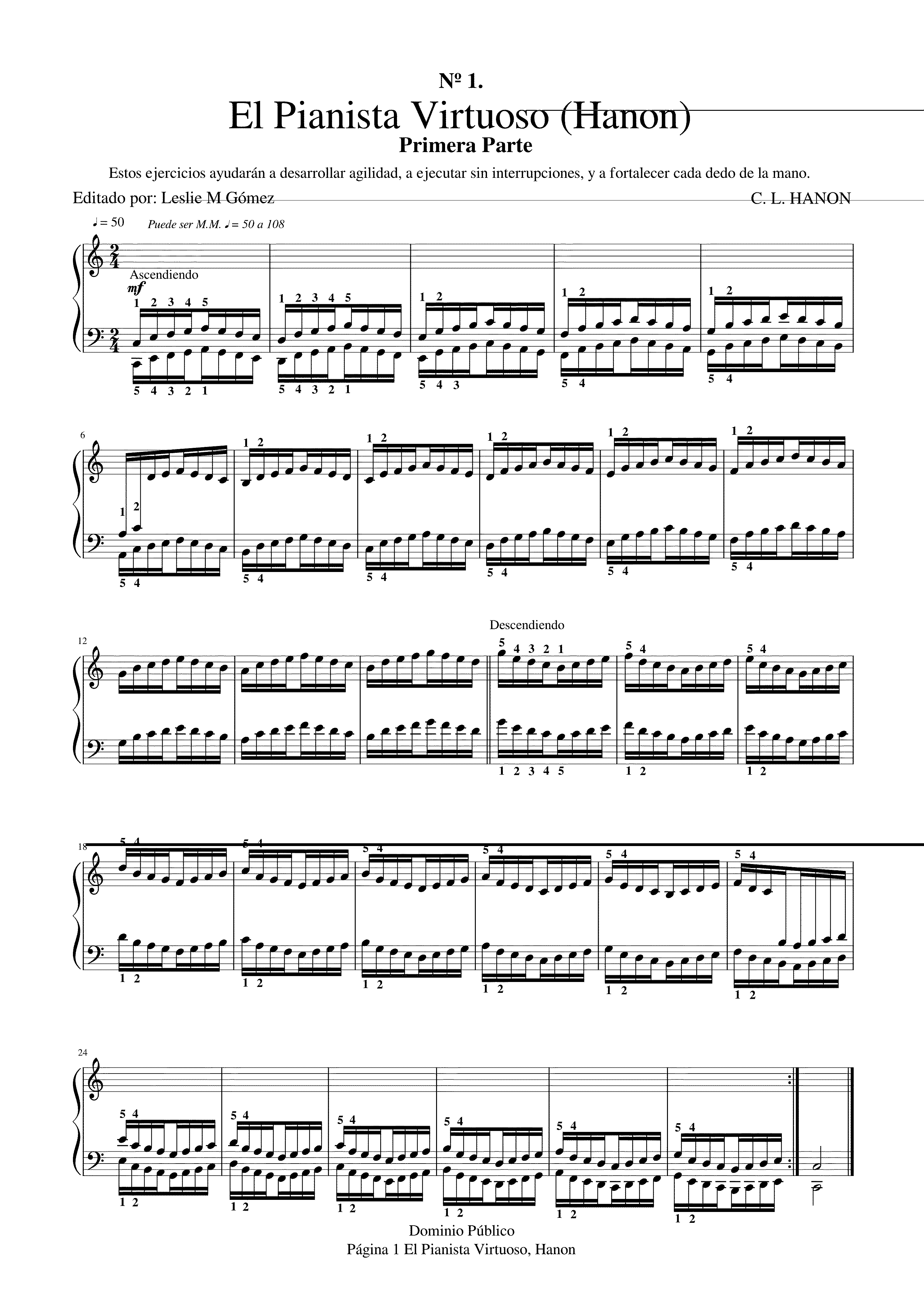 Partitura Gran Poder