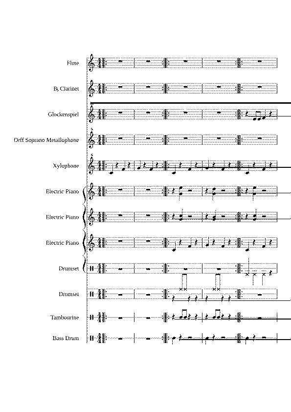 Partitura Grease Summer Nights